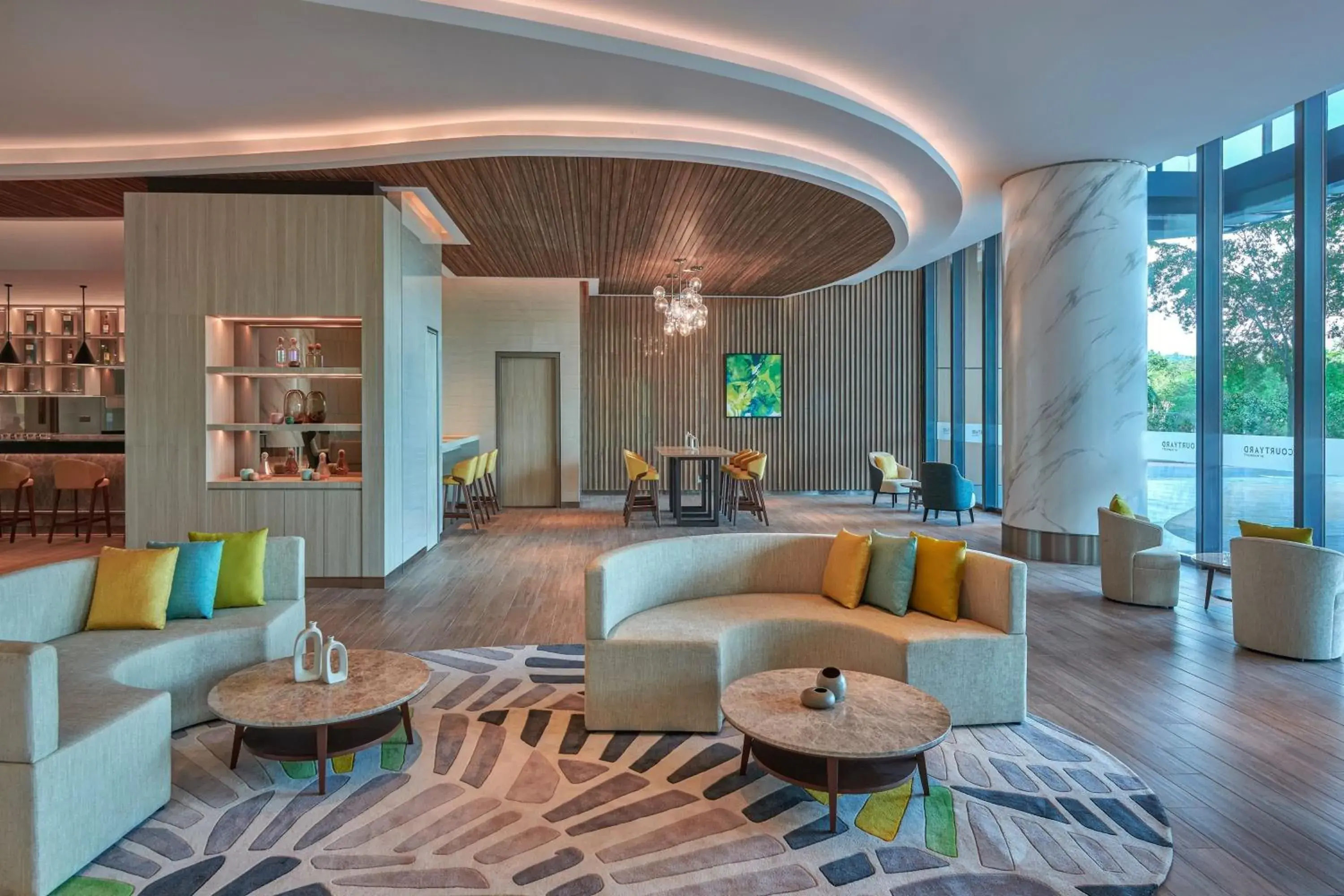Lobby or reception, Seating Area in Courtyard by Marriott Setia Alam