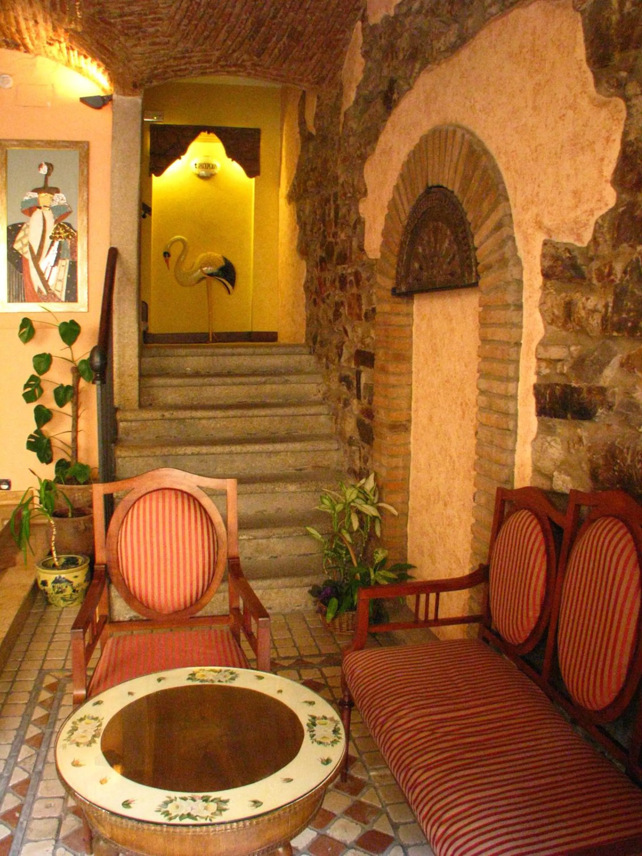 Lobby or reception in Hotel Don Carlos Cáceres