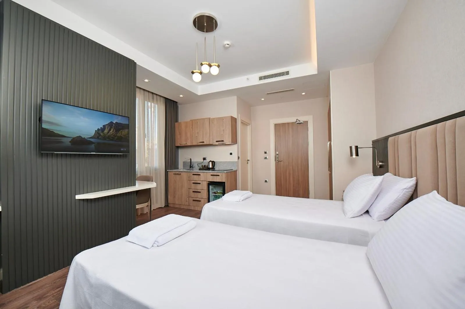 Decorative detail, Bed in Livinton İstanbul Ataşehir