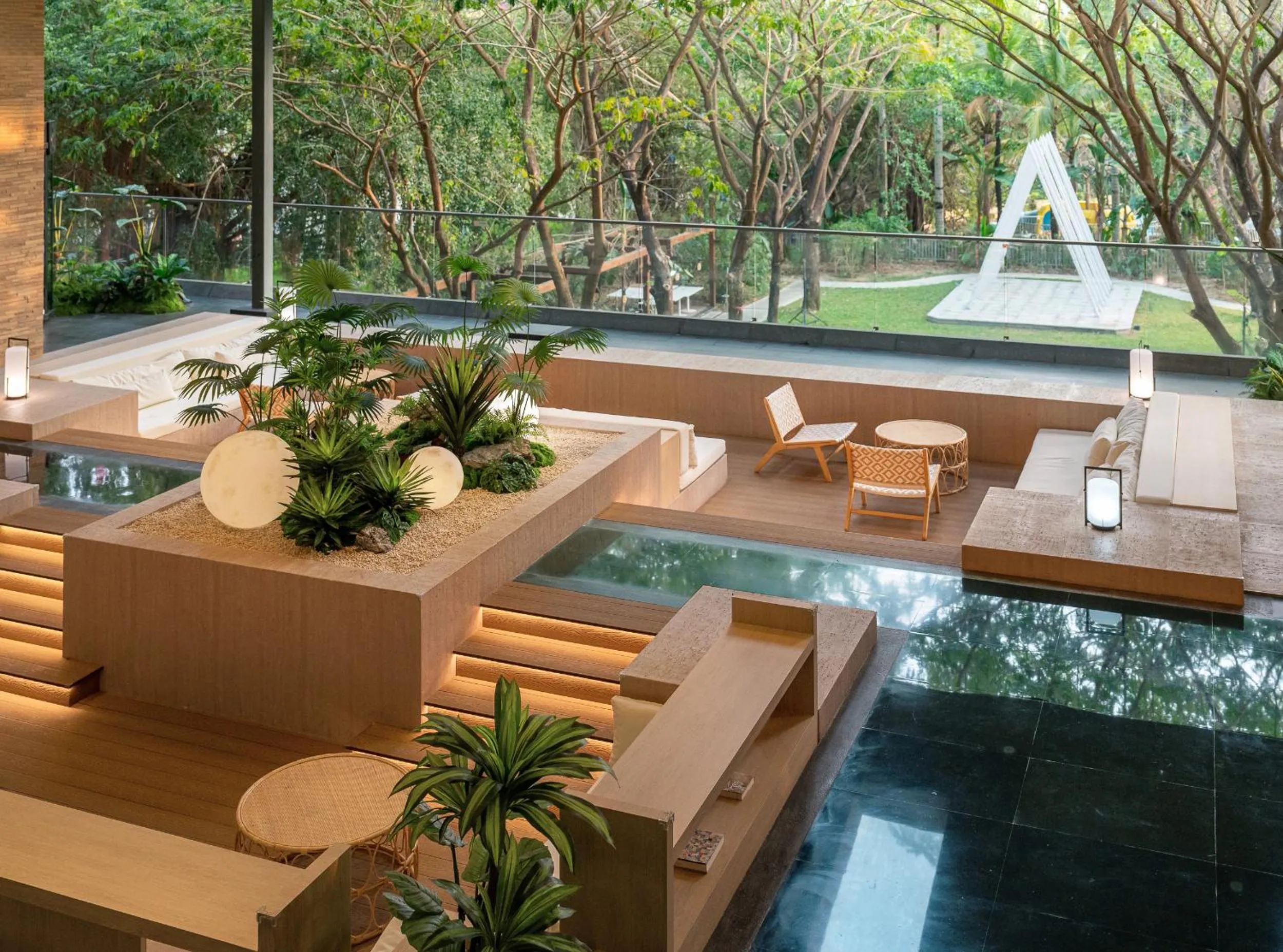 Seating area in The Yun Collection Sanya