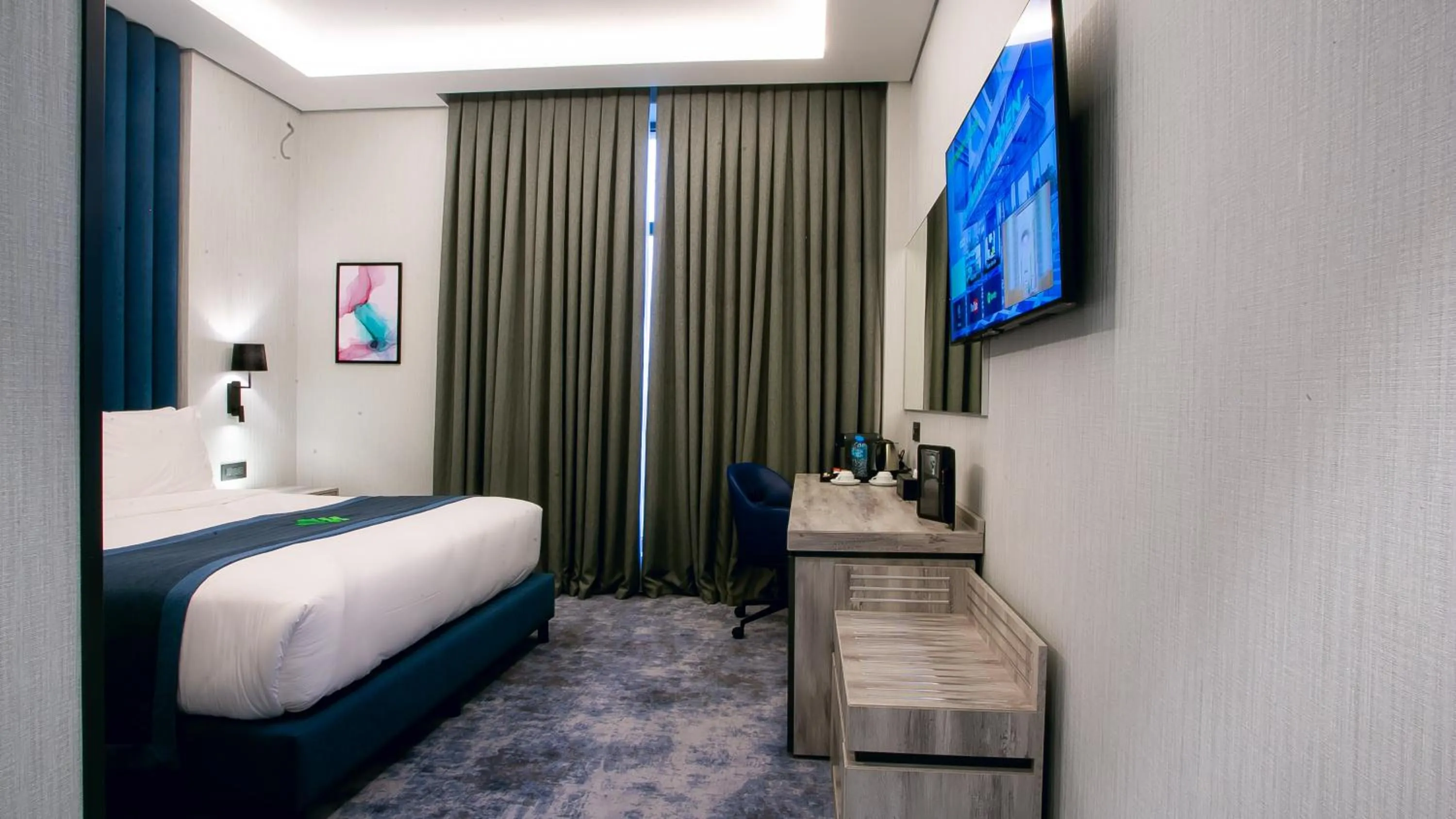 Bed in Wyndham Garden Baku