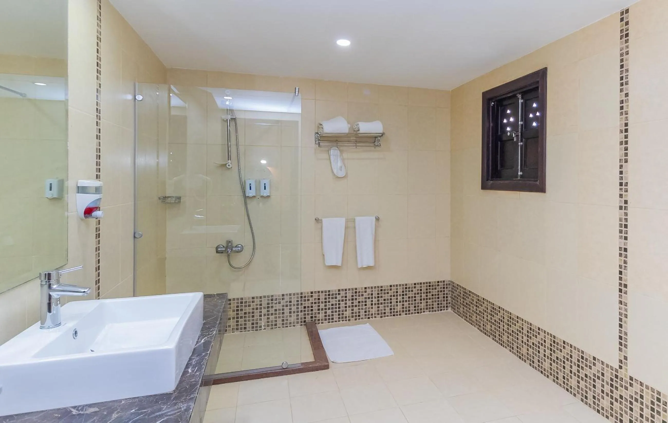 Shower in Beach safari nubian resort