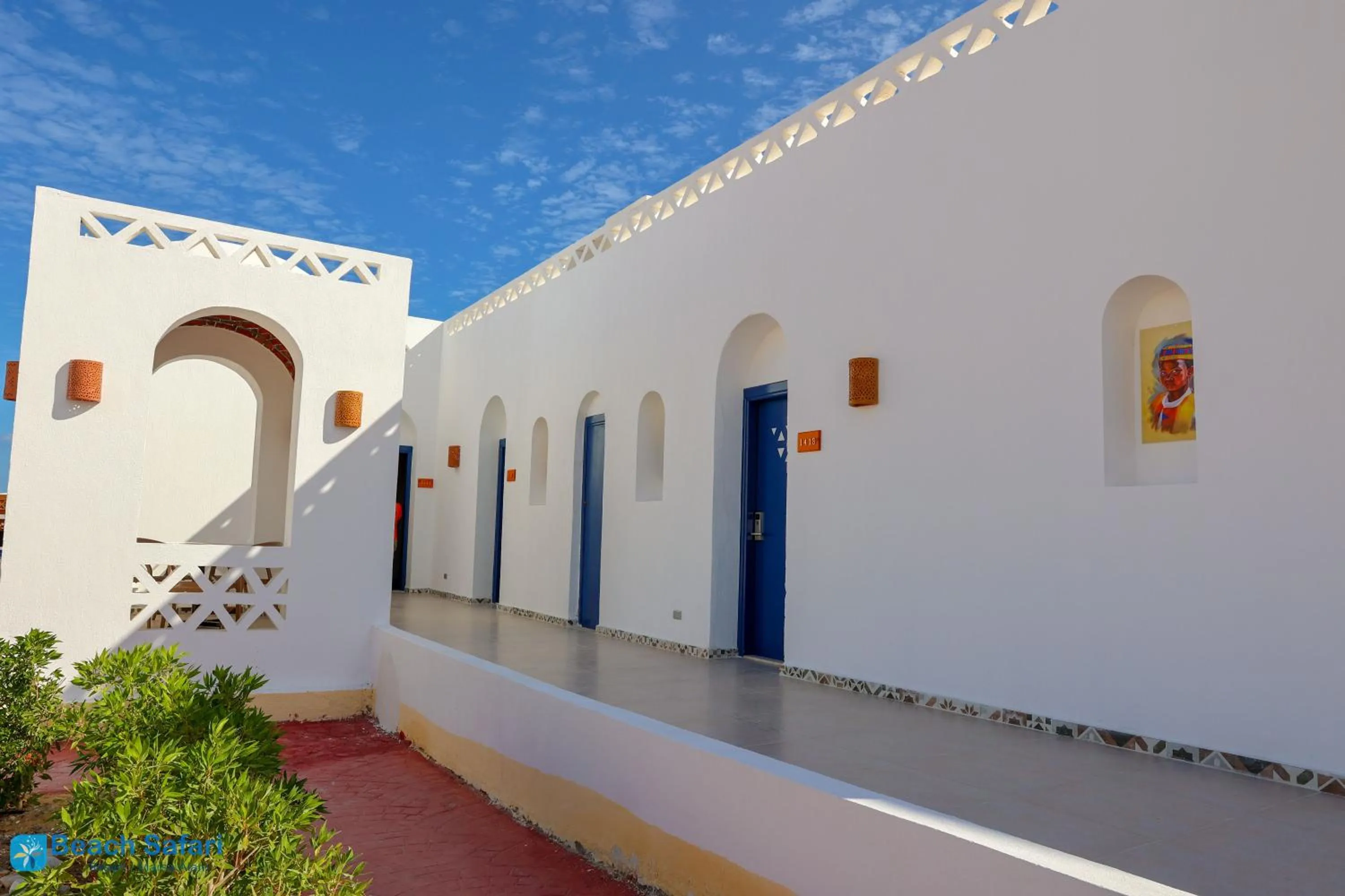 Property building in Beach safari nubian resort