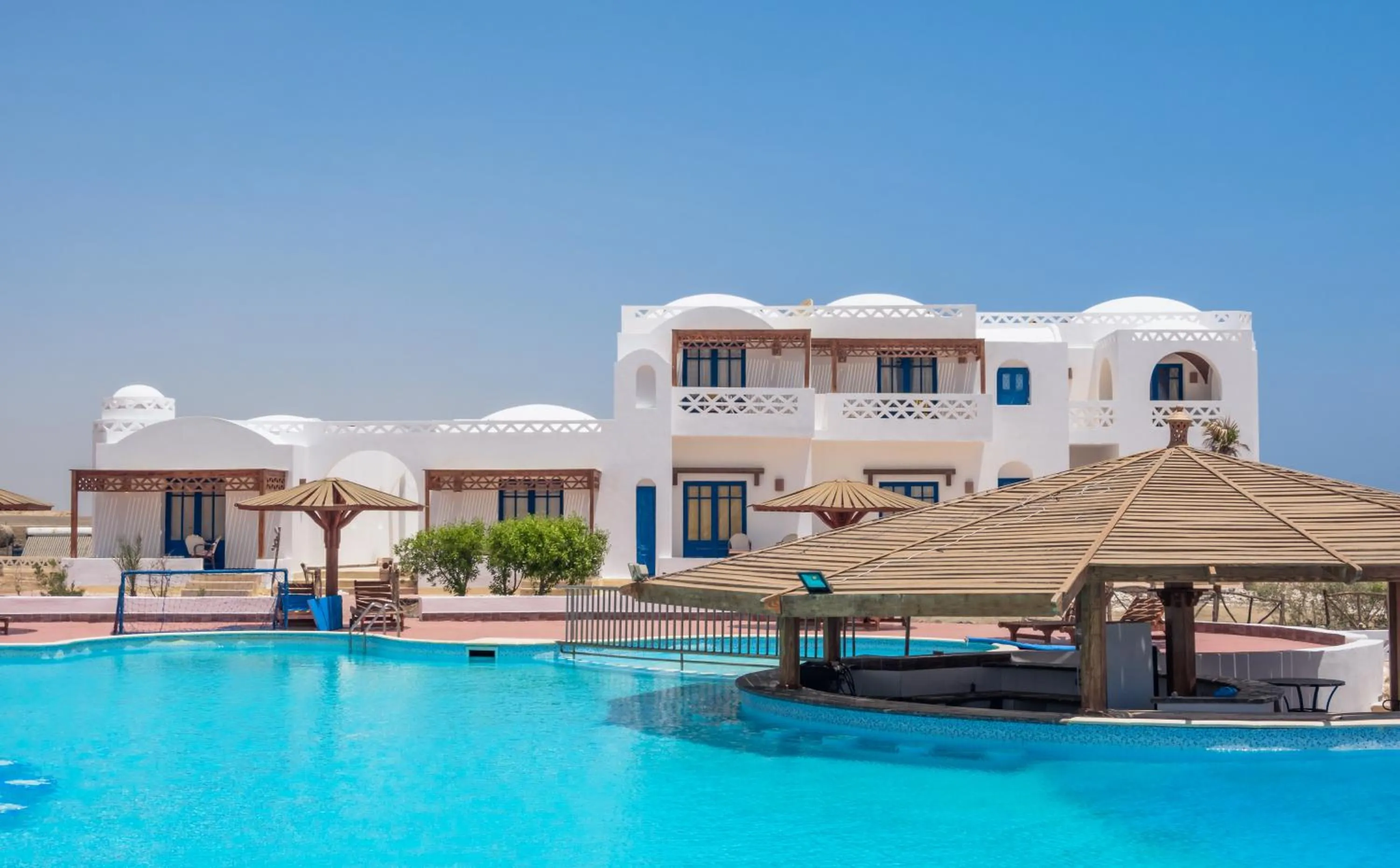 Pool view in Beach safari nubian resort