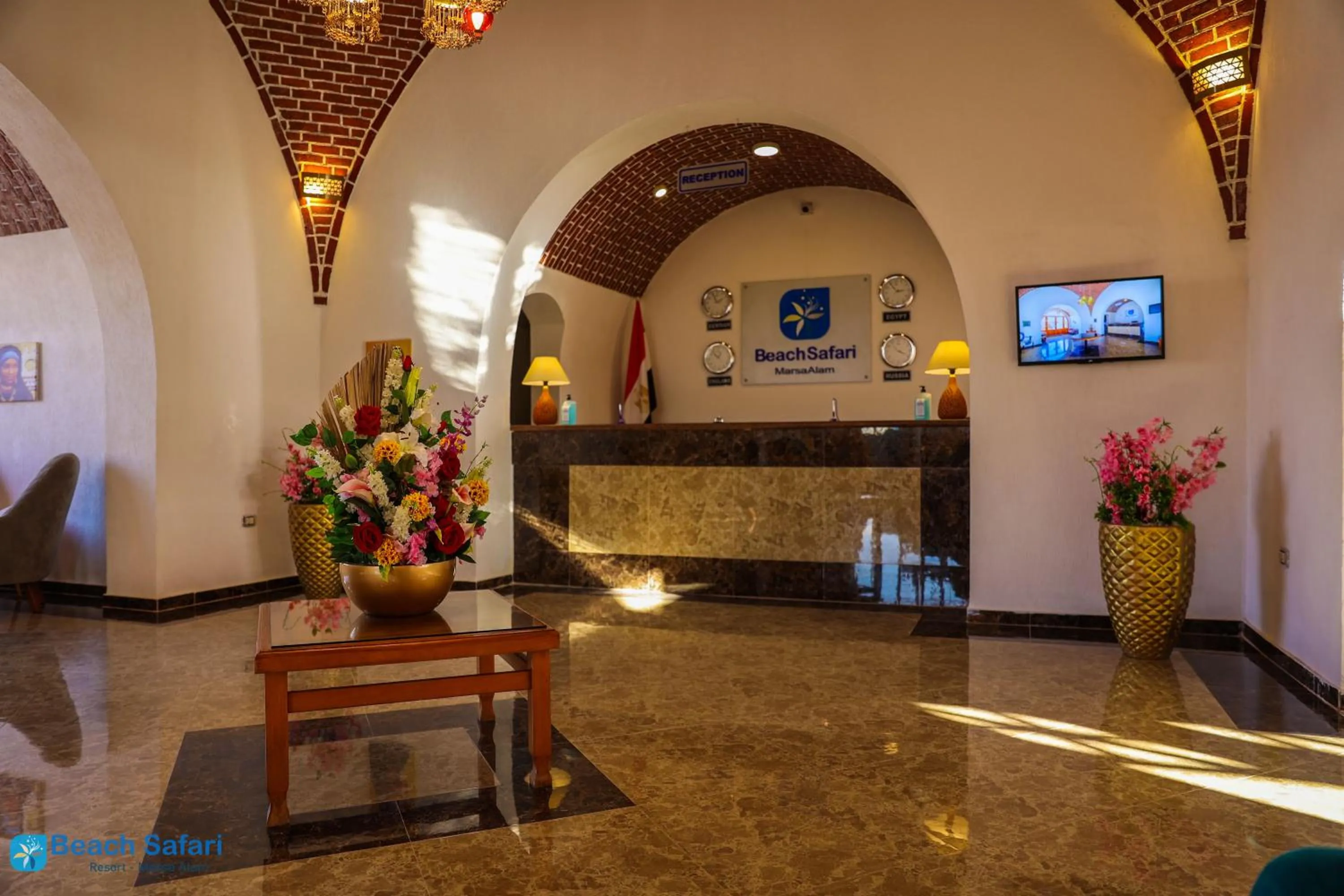 Lobby or reception in Beach safari nubian resort