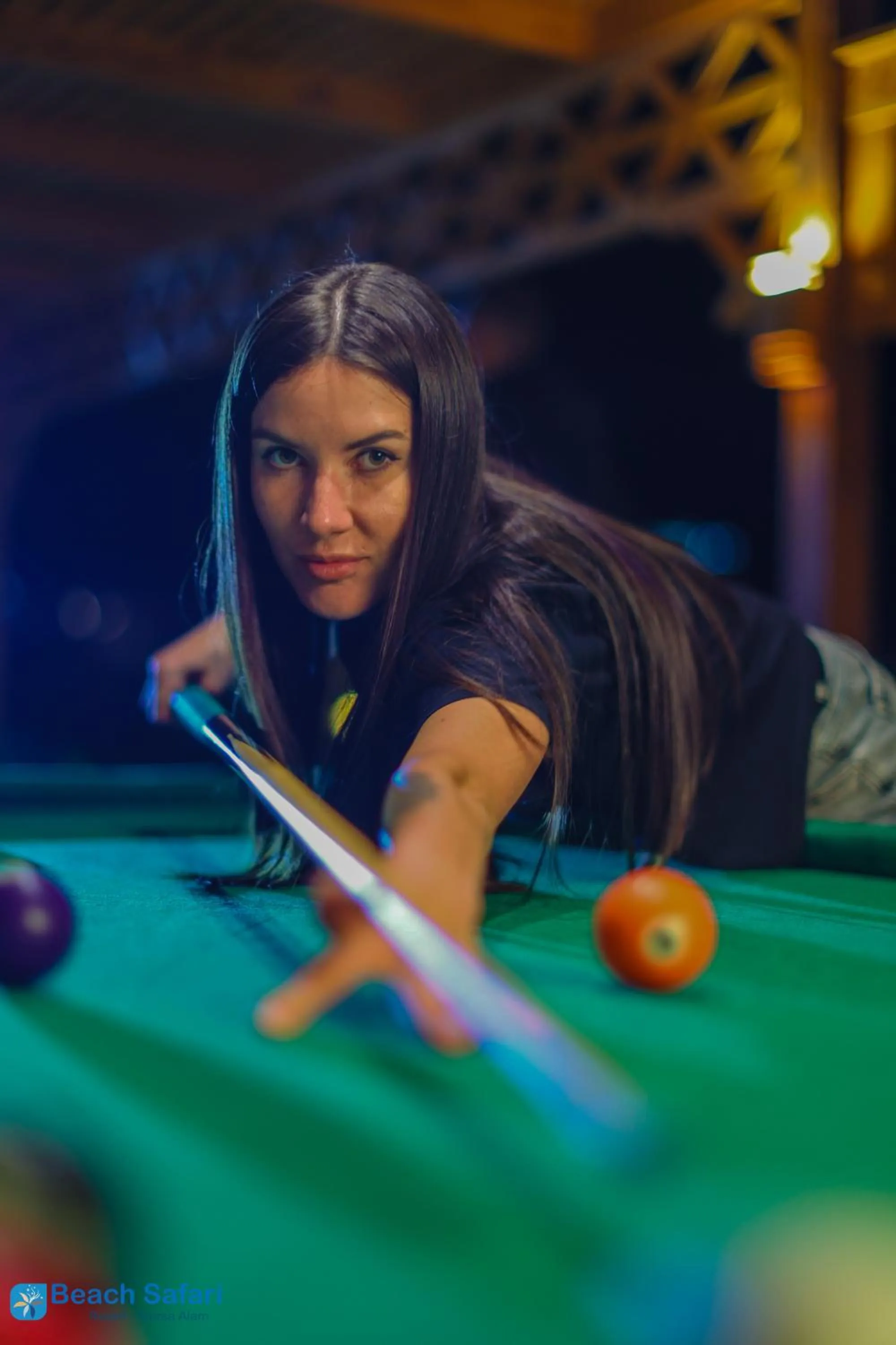 Billiard in Beach safari nubian resort