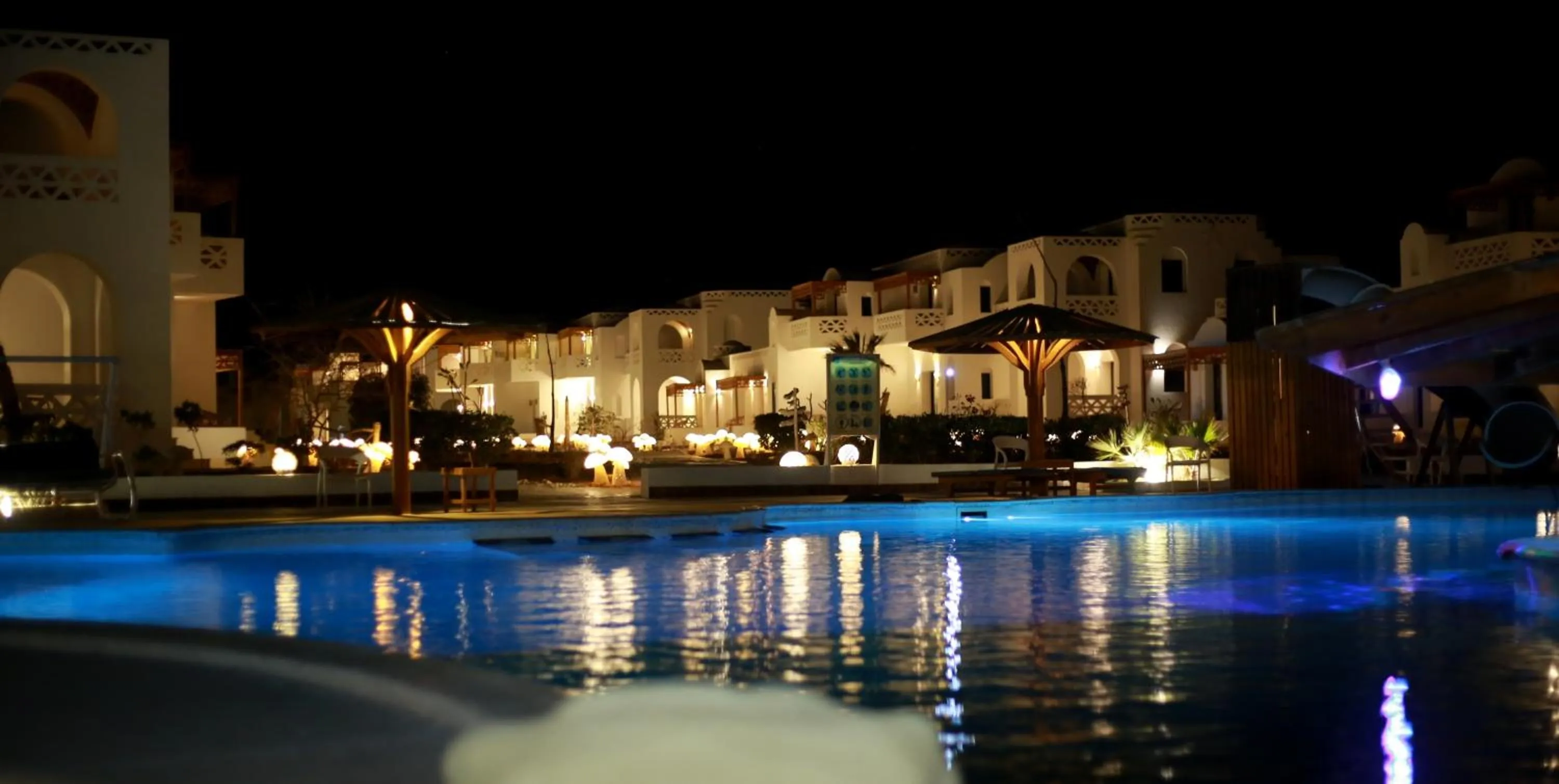 Pool view in Beach safari nubian resort