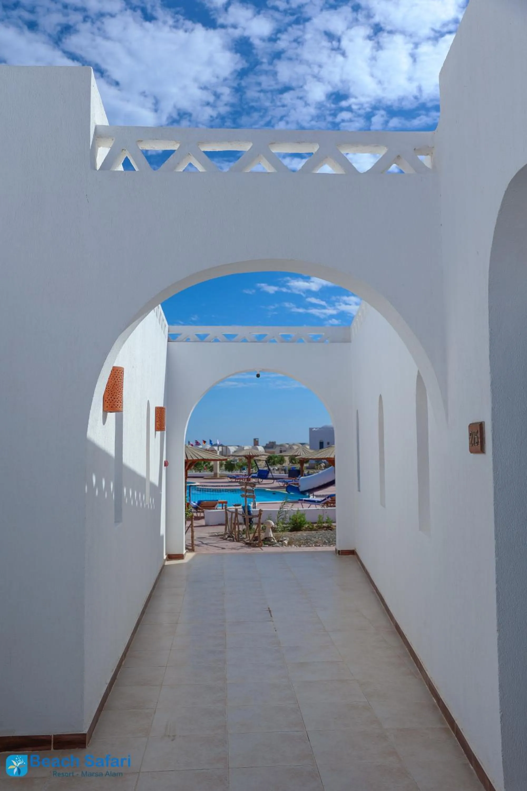 Property building in Beach safari nubian resort