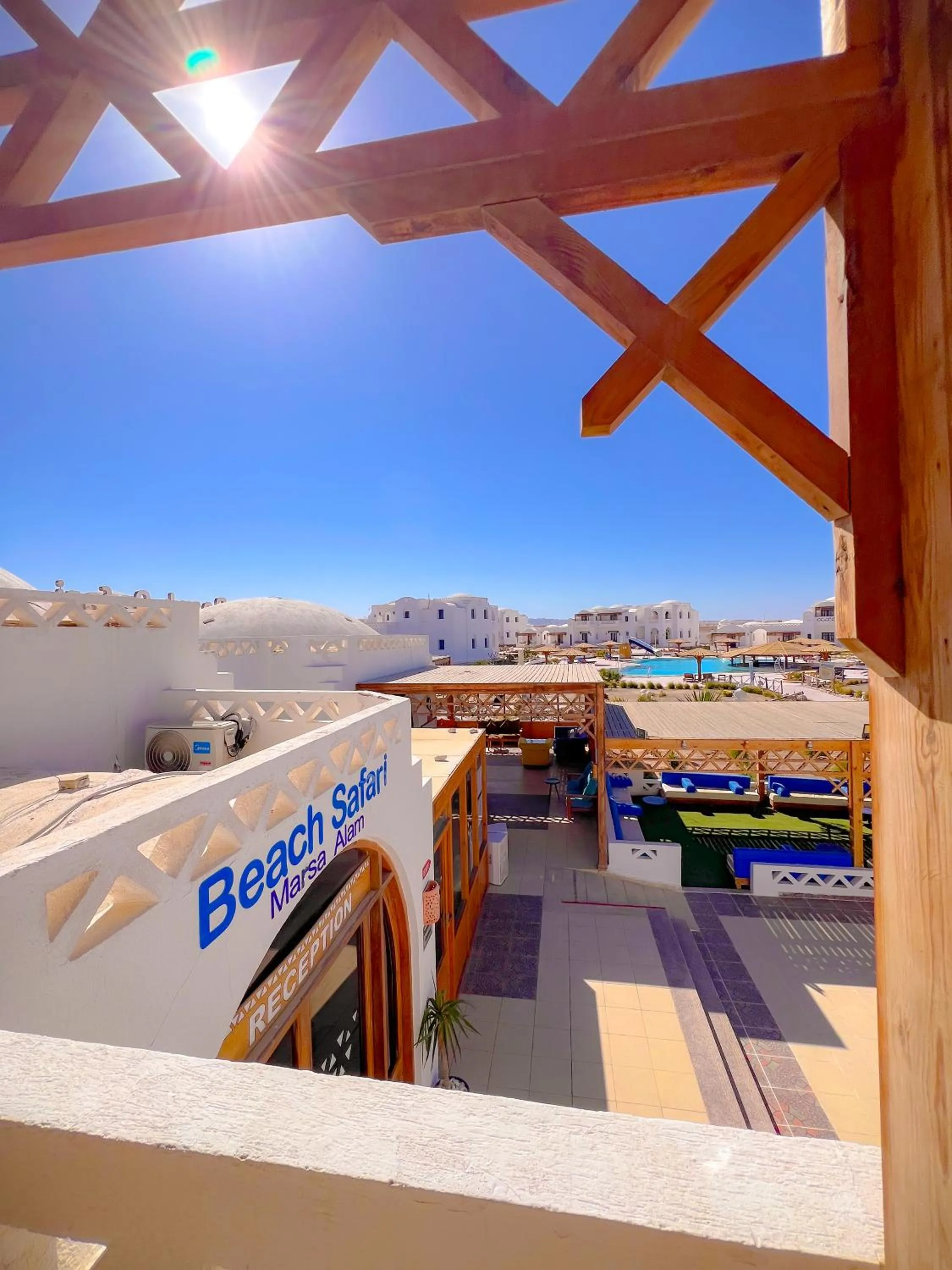 Property building in Beach safari nubian resort