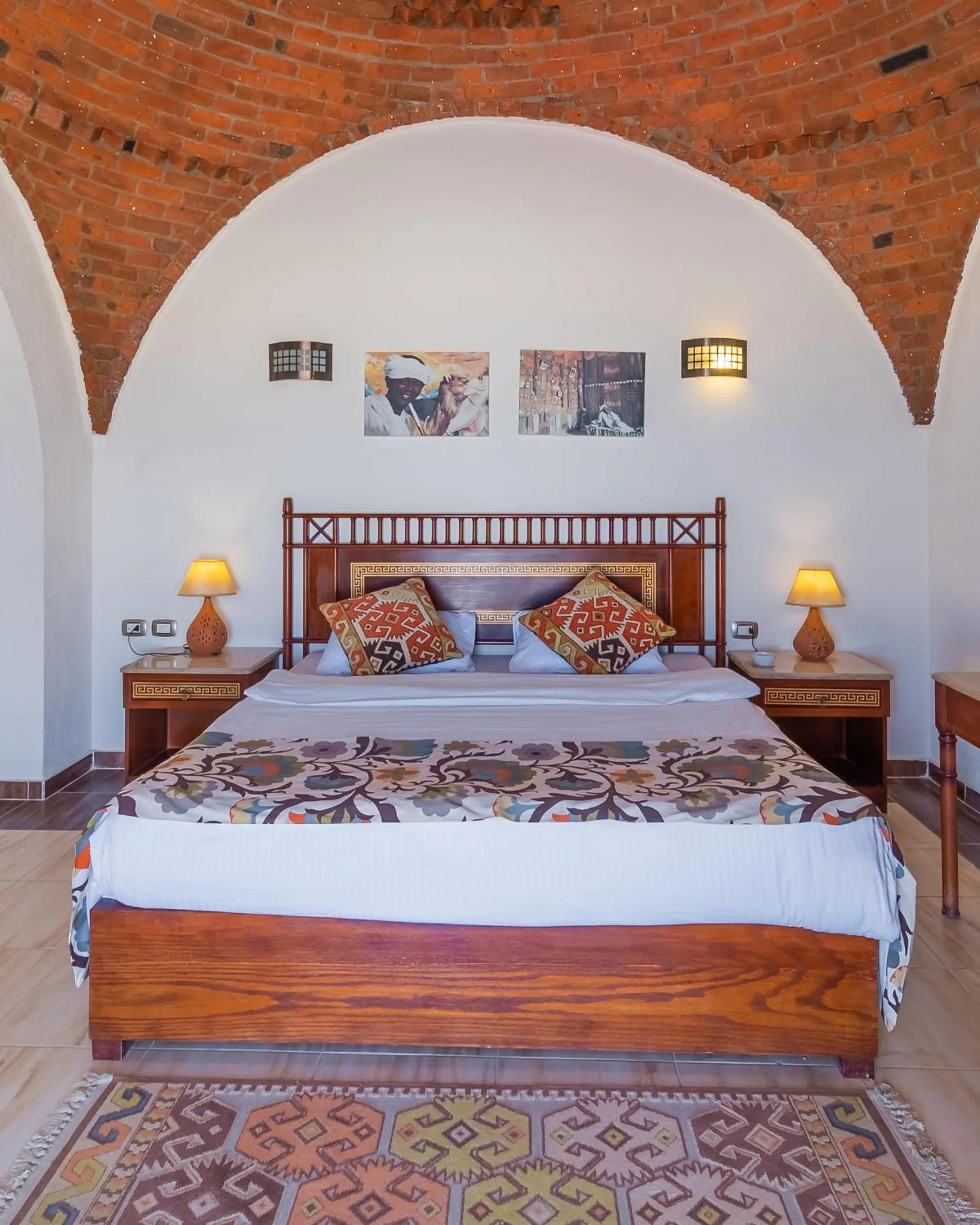 Bed in Beach safari nubian resort