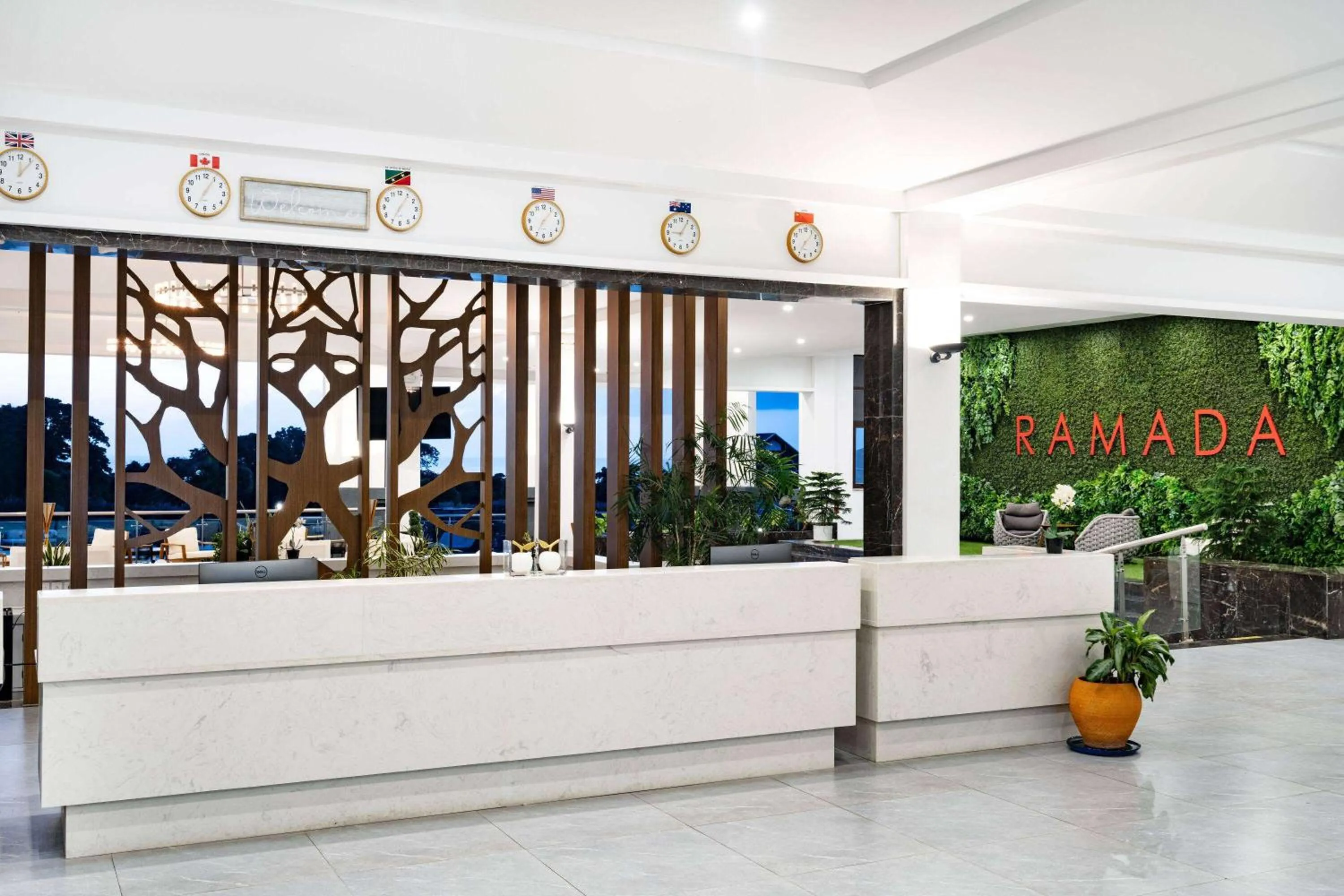 Lobby or reception in Ramada by Wyndham St Kitts Resort