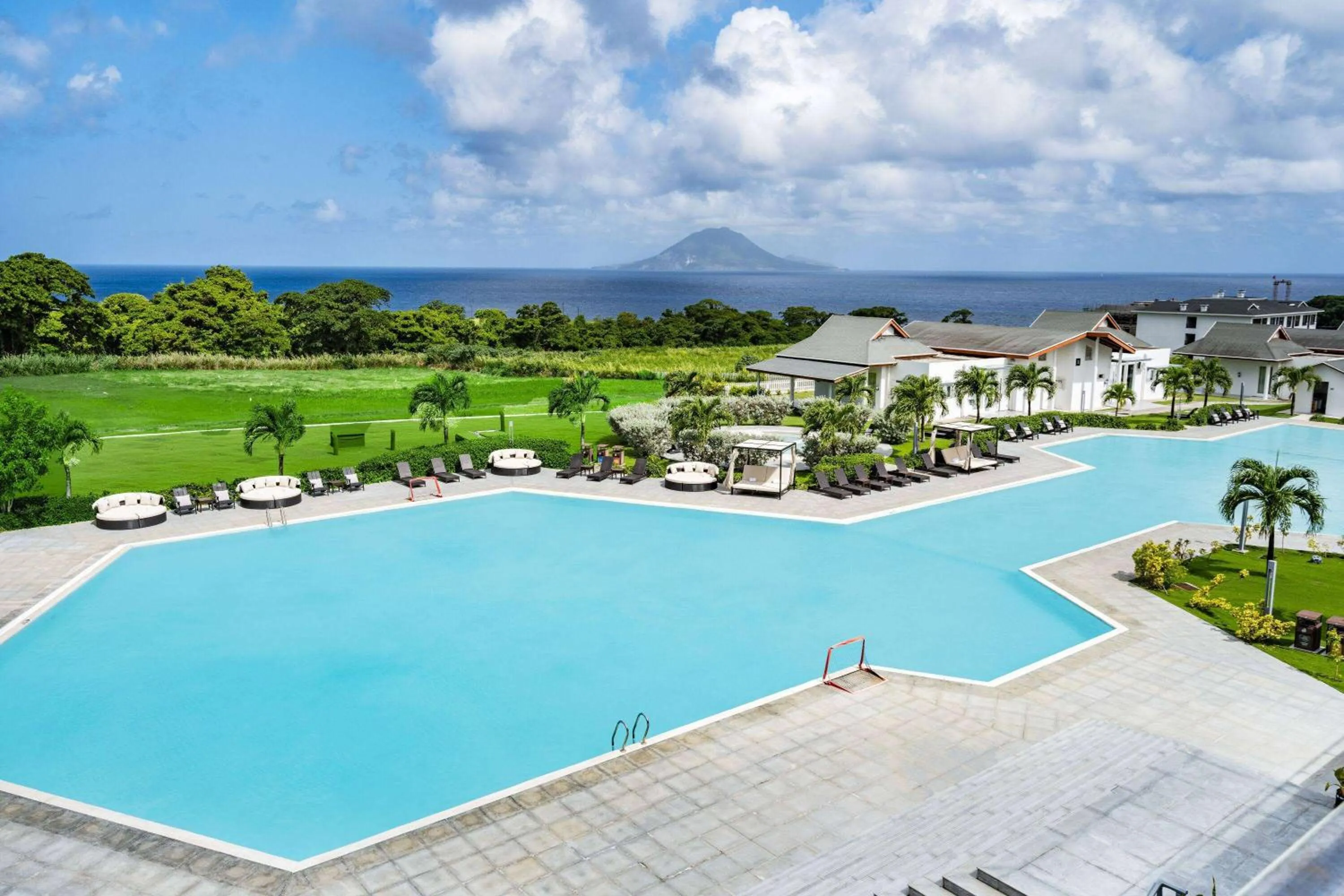 Pool view in Ramada by Wyndham St Kitts Resort