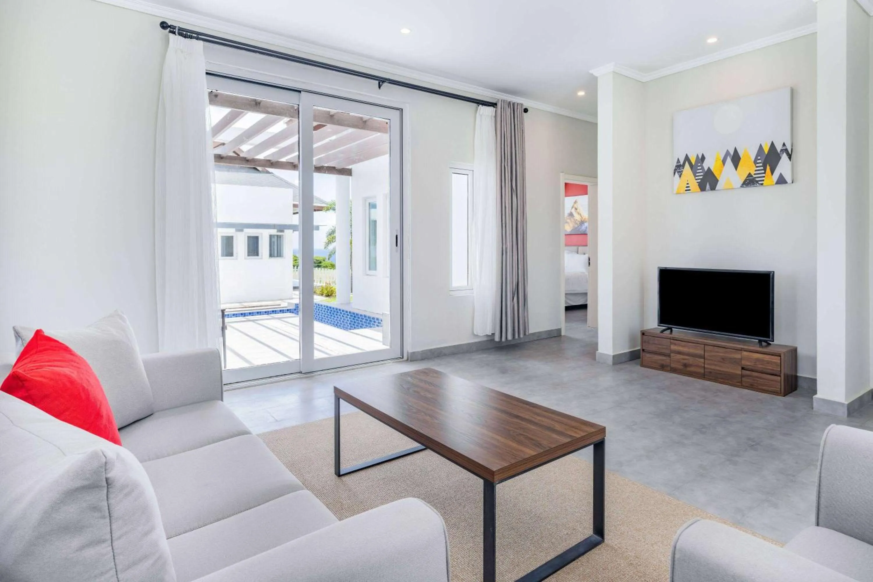 Bed in Ramada by Wyndham St Kitts Resort