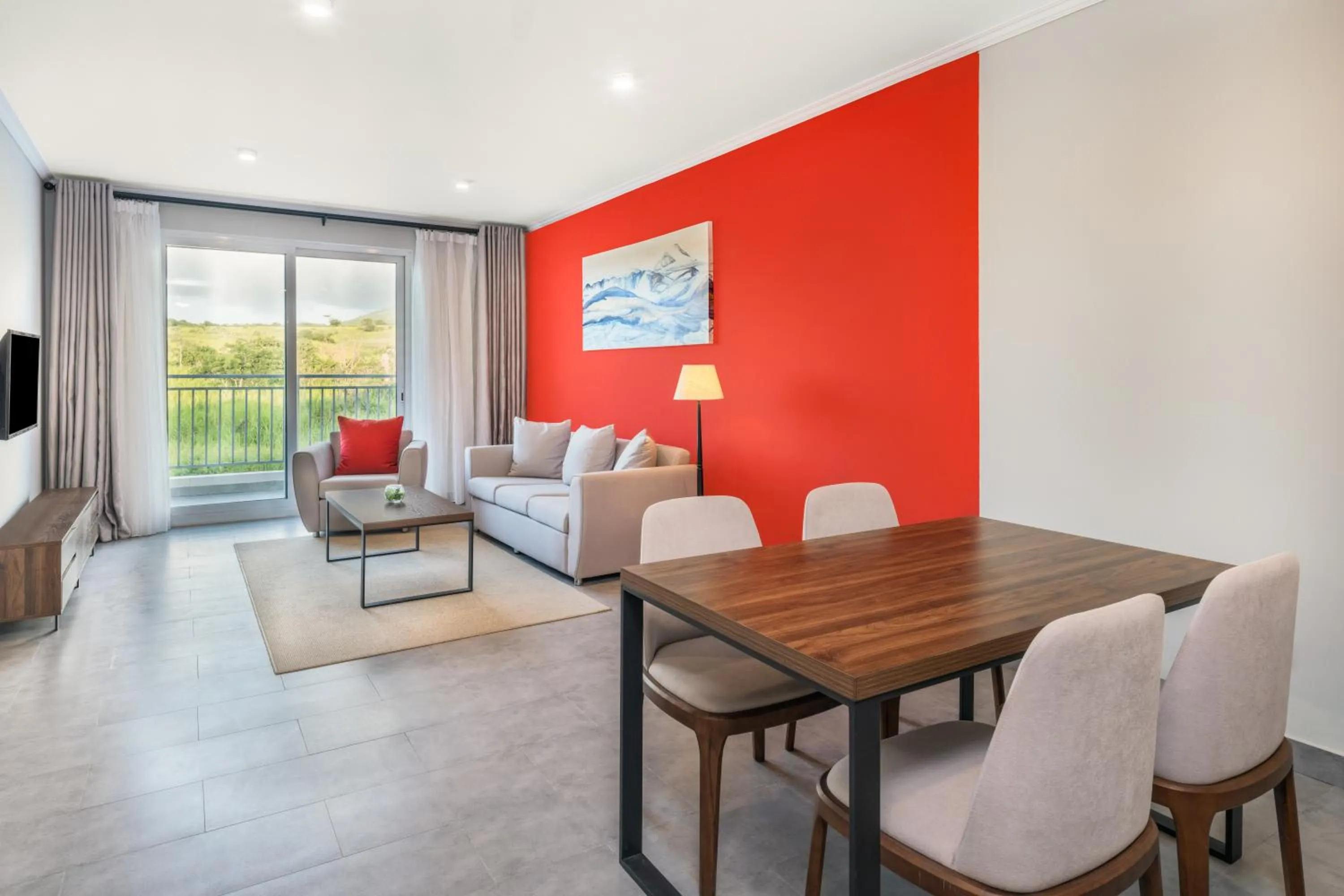 Living room in Ramada by Wyndham St Kitts Resort