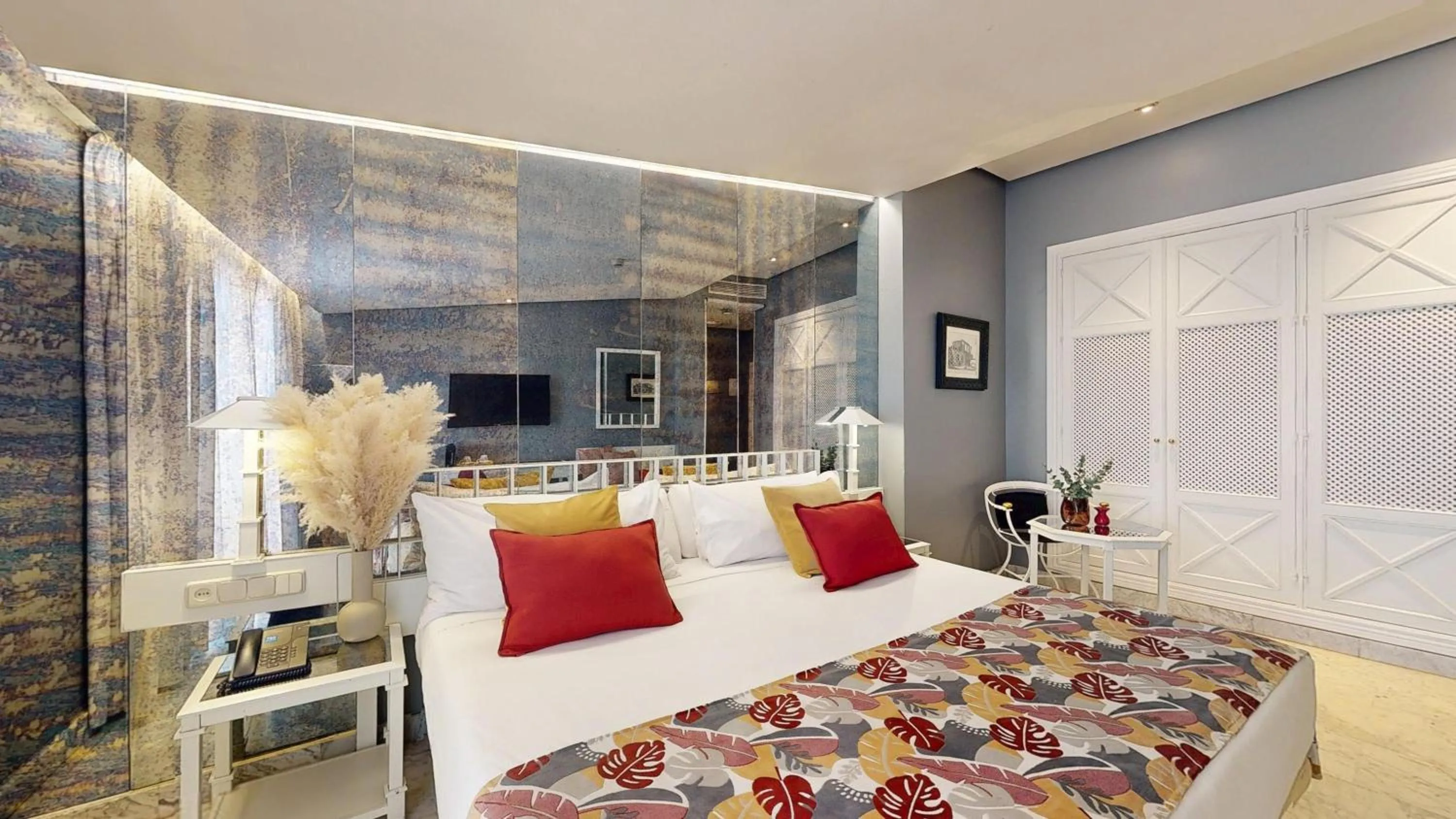 Bed in AZZ Mérida Medea Hotel