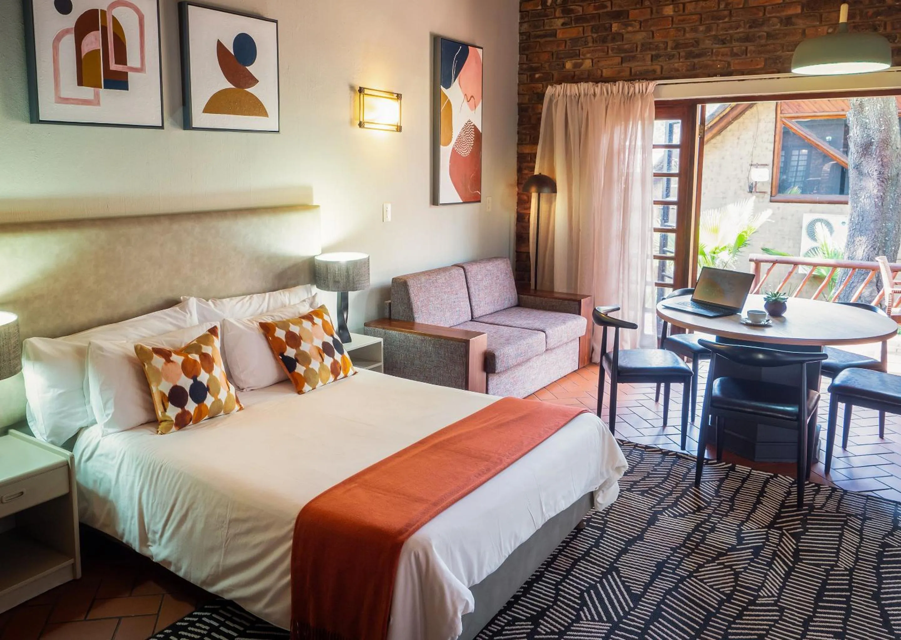 Patio, Bed in Olifants River Lodge by Dream Resorts