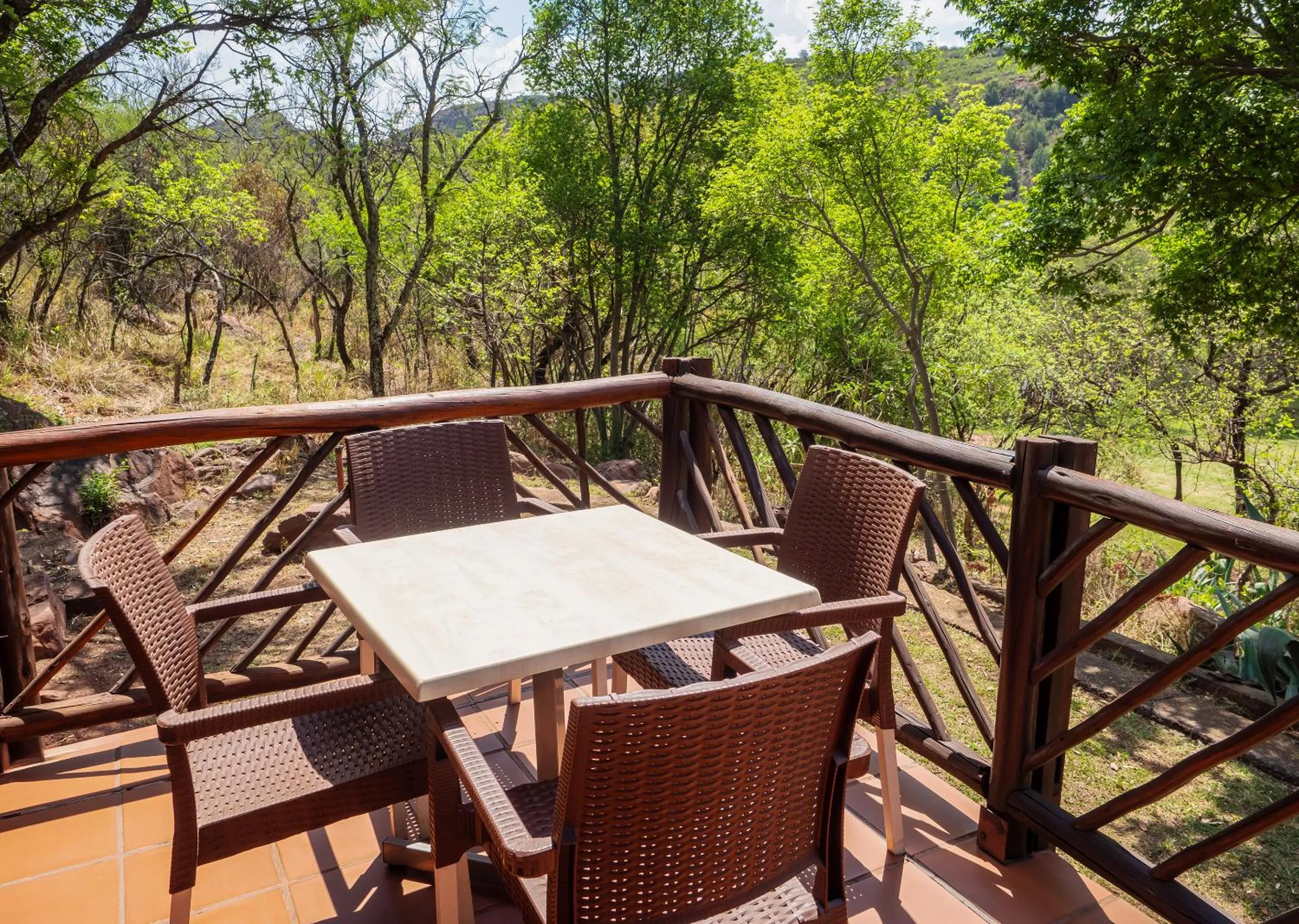 Patio in Olifants River Lodge by Dream Resorts