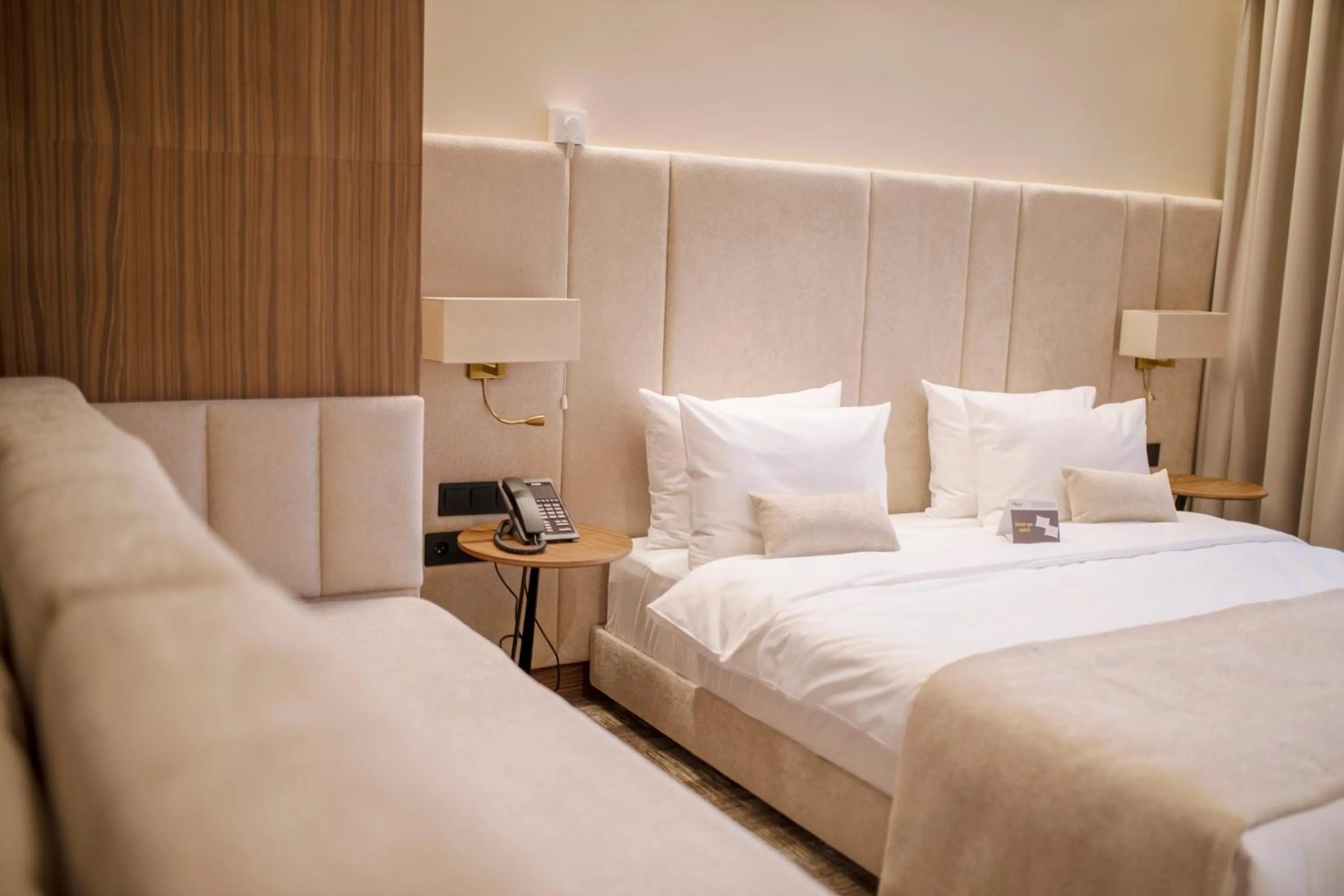 Bed in Hayasa Hotel Yerevan