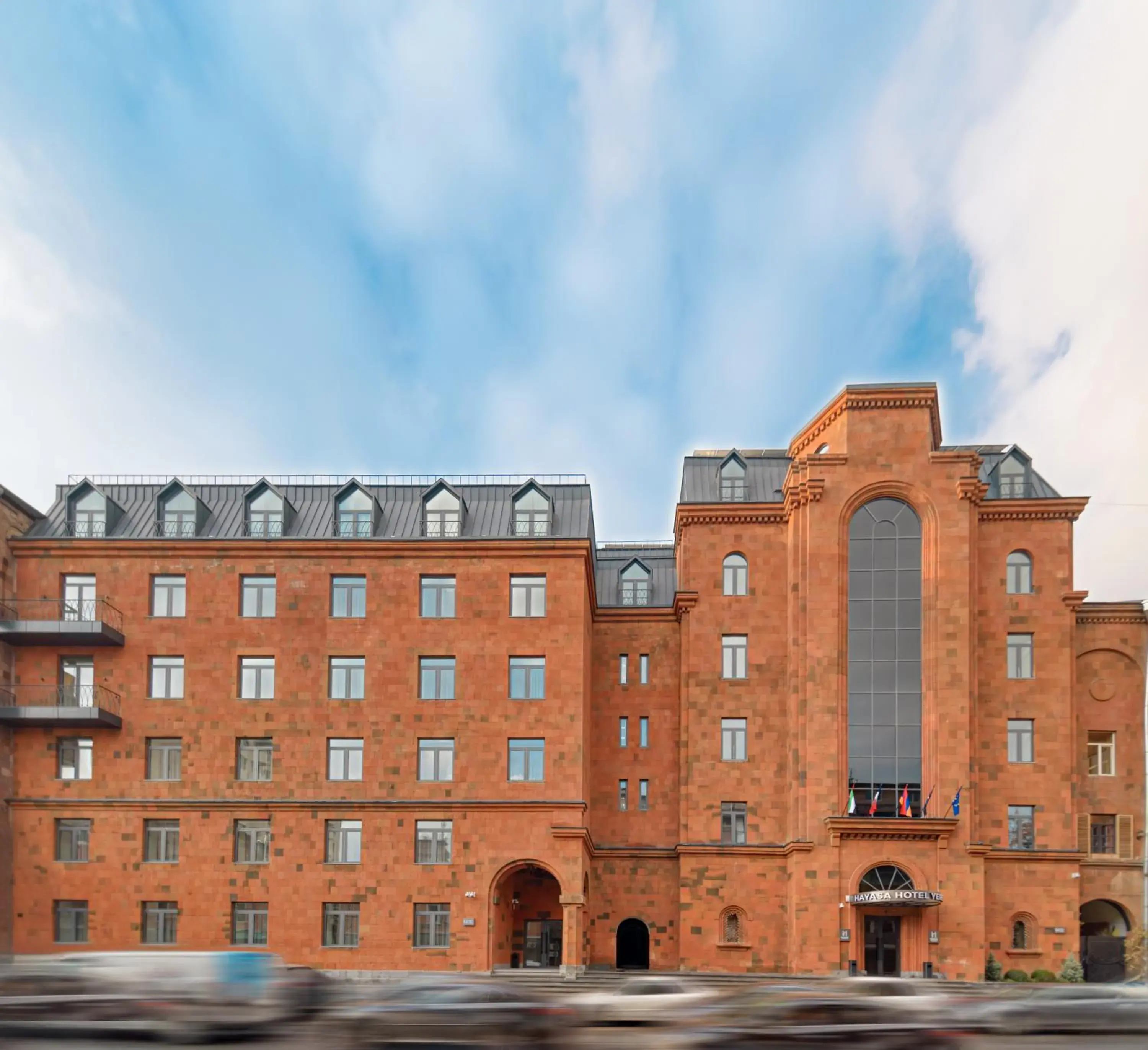 Property building in Hayasa Hotel Yerevan Property building in Hayasa Hotel Yerevan