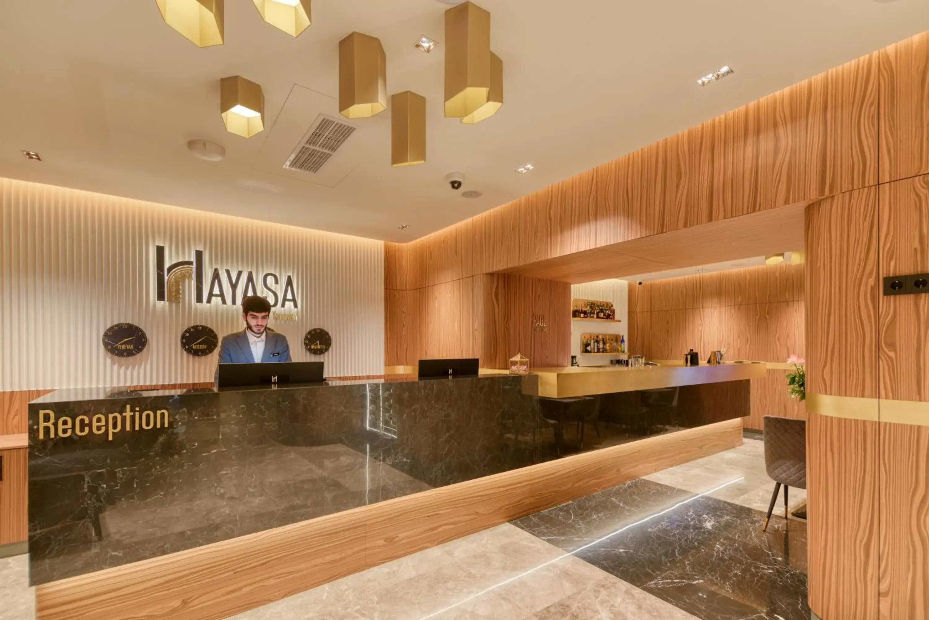Lobby or reception in Hayasa Hotel Yerevan Lobby or reception in Hayasa Hotel Yerevan