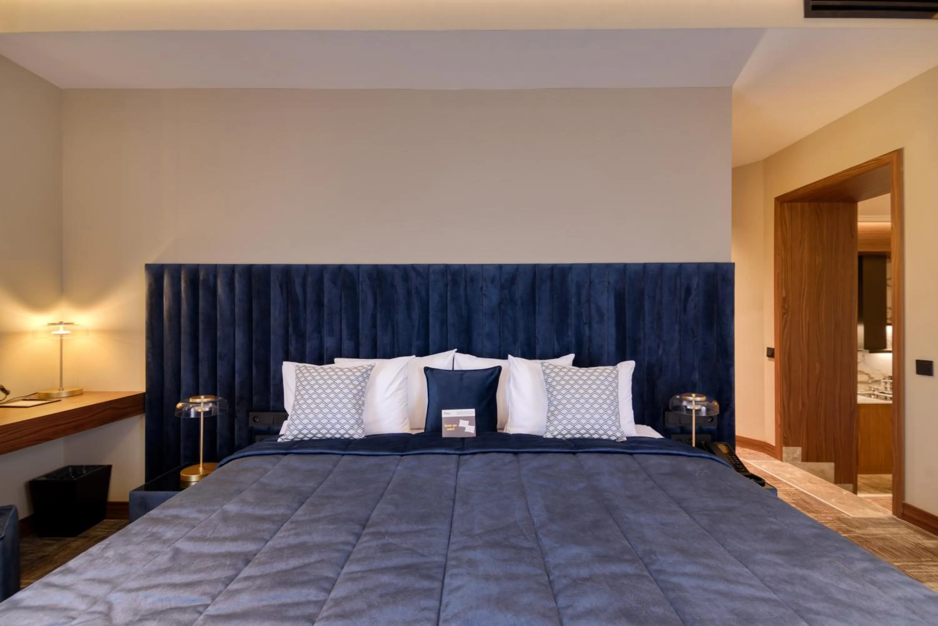 Bed in Hayasa Hotel Yerevan