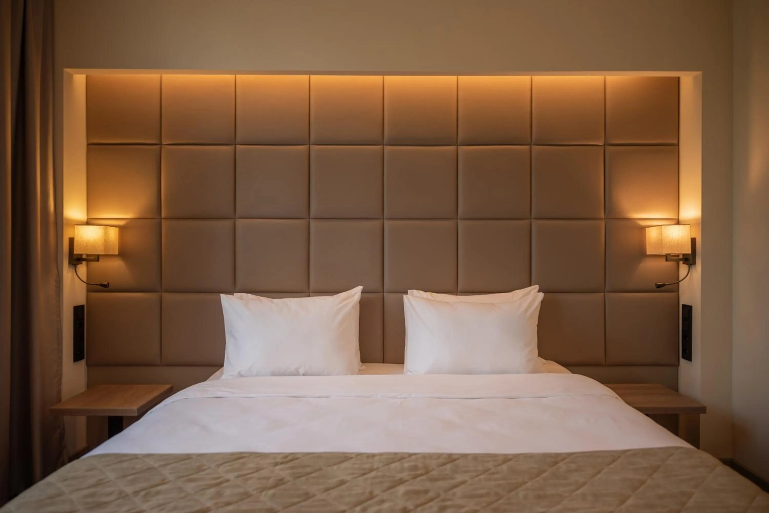 Bed in Hayasa Hotel Yerevan