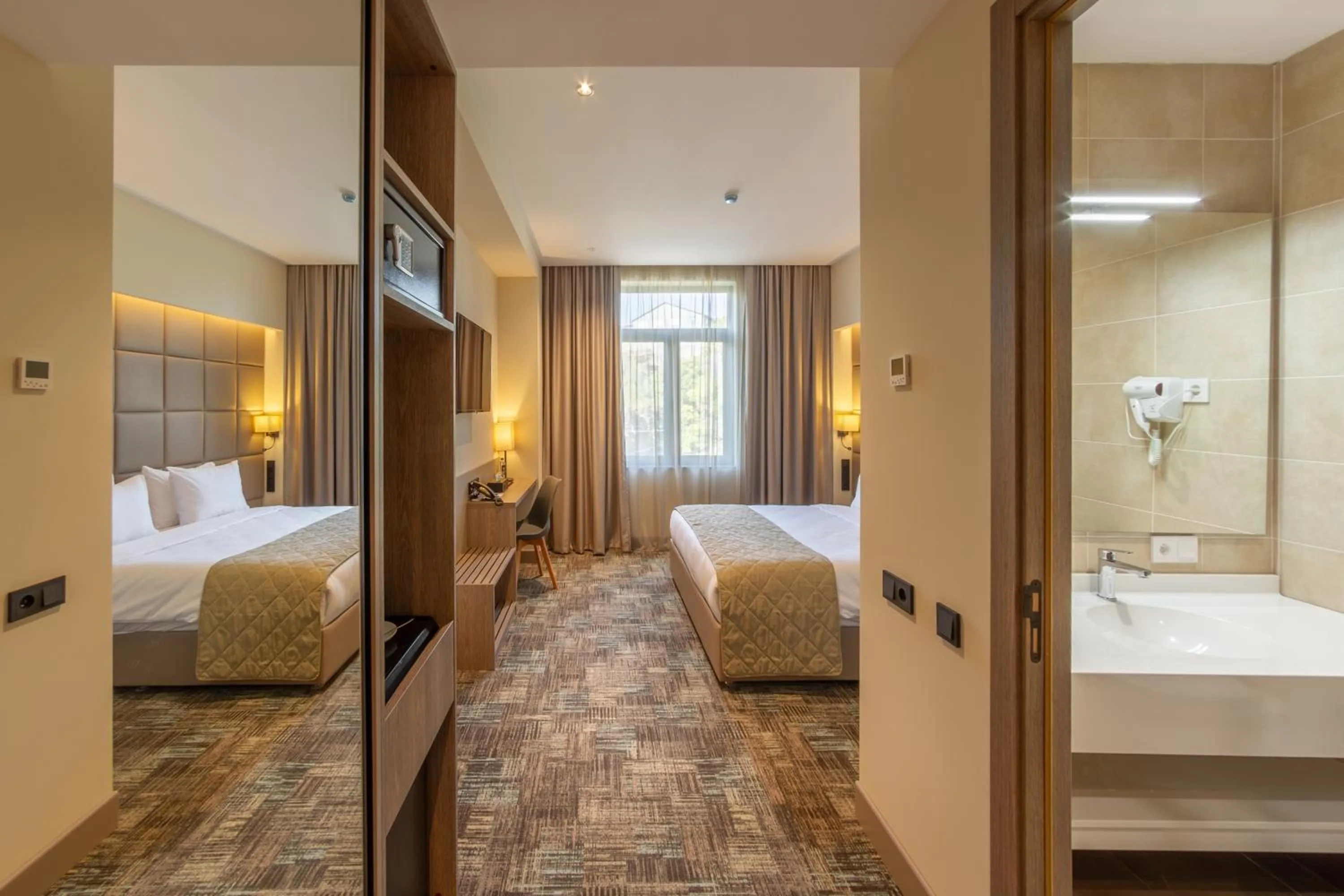 Bed in Hayasa Hotel Yerevan