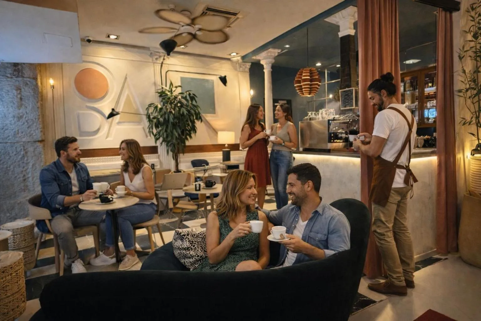 Lounge or bar in Abalú Collection Boutique Gran Via