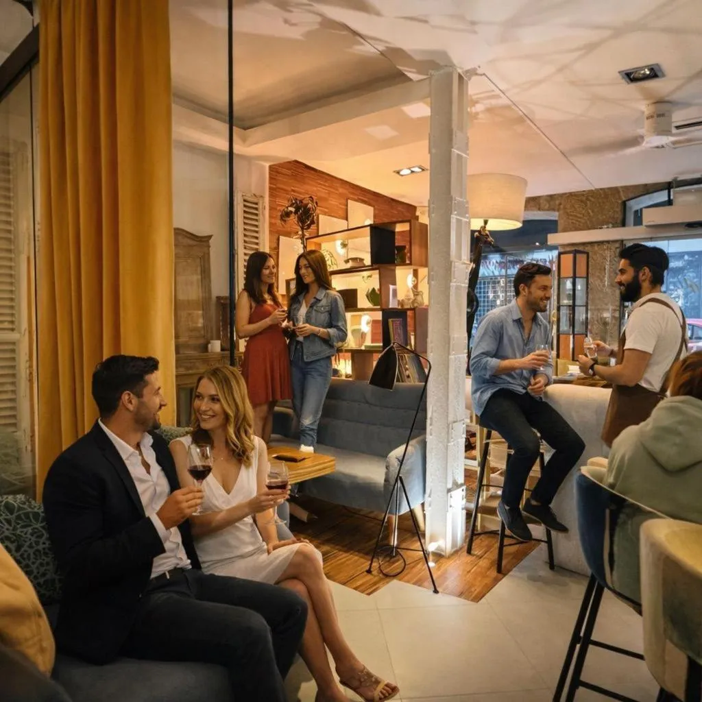 Lounge or bar in Abalú Collection Boutique Gran Via