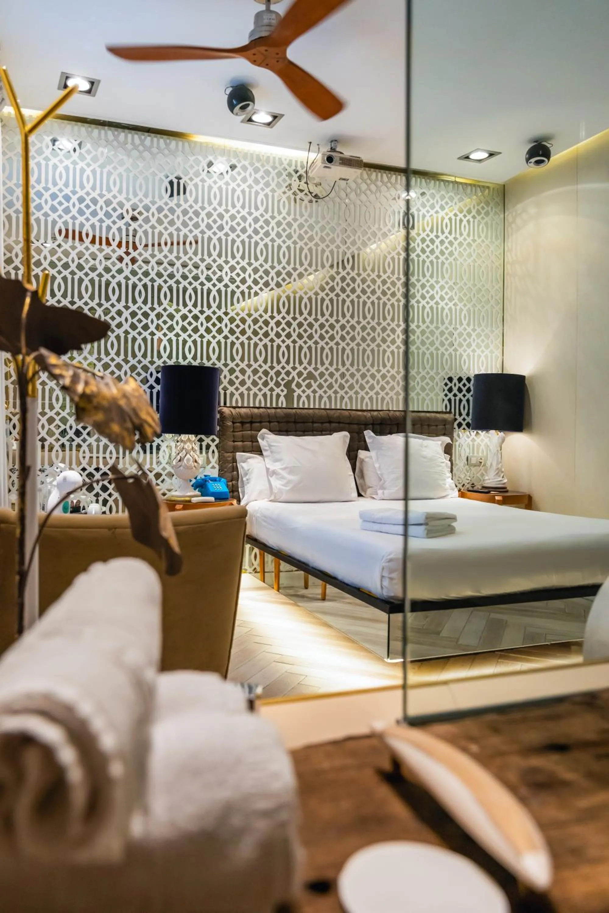 Bed in Abalú Design Boutique Hotel Gran Via