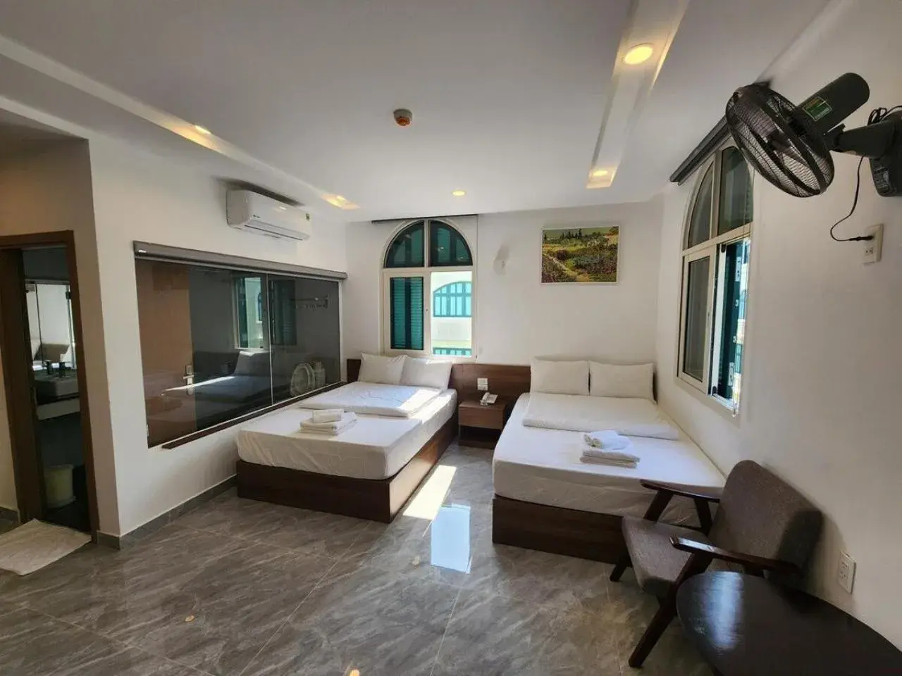 Bed in Kalia Hotel Bed in Kalia Hotel