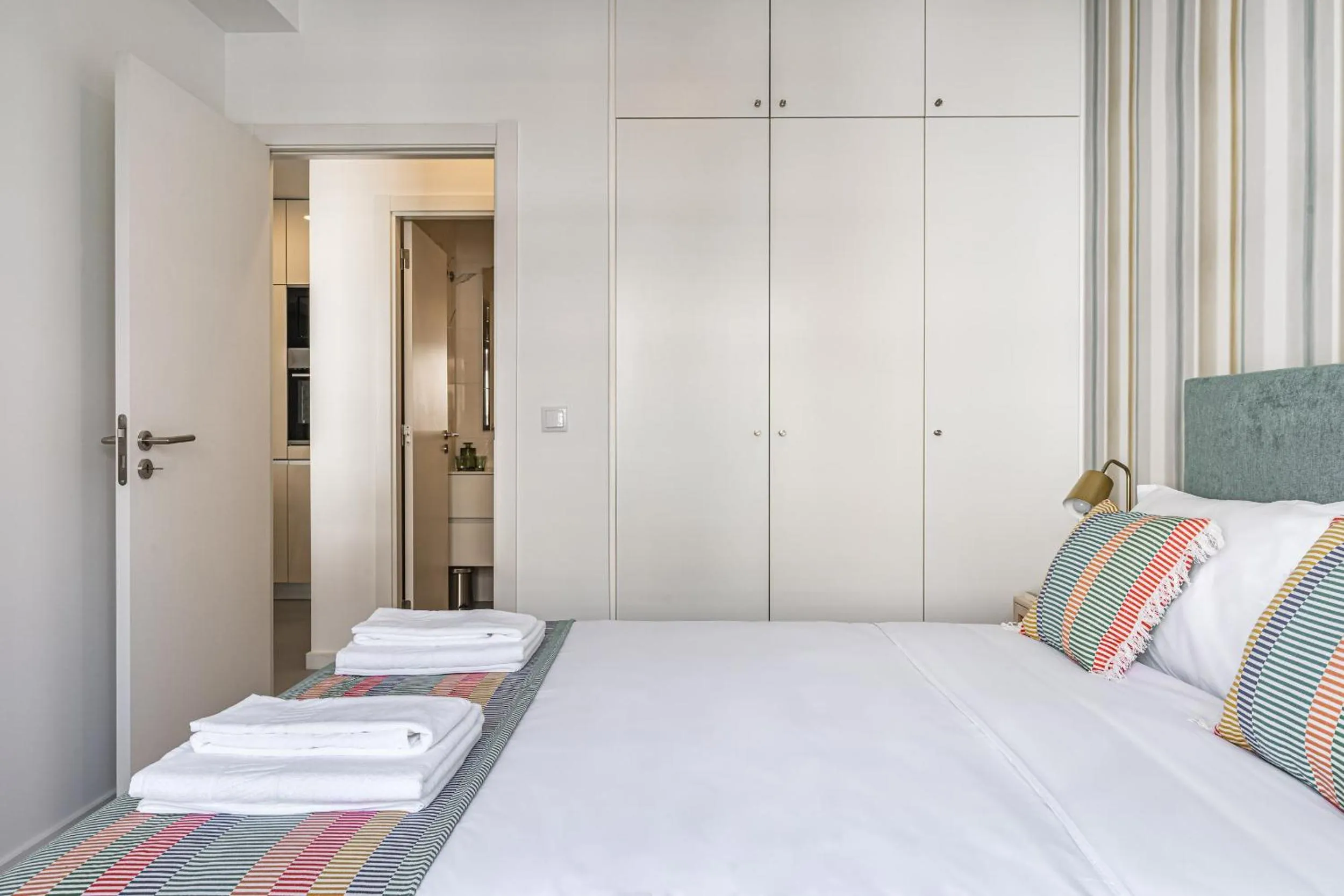 Bedroom, Bed in Succeed Campo Pequeno Apartments