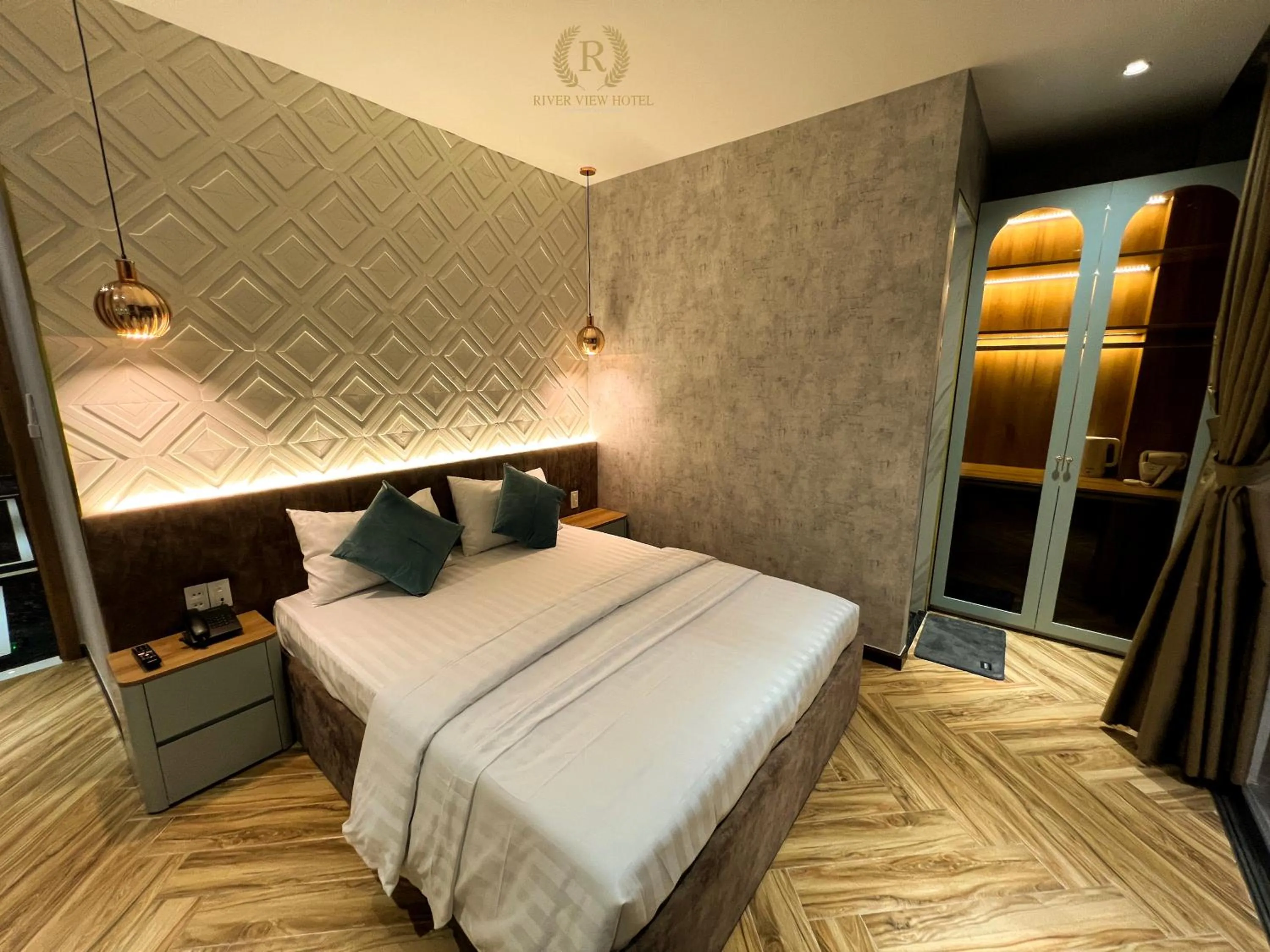 Bed in River View Hotel