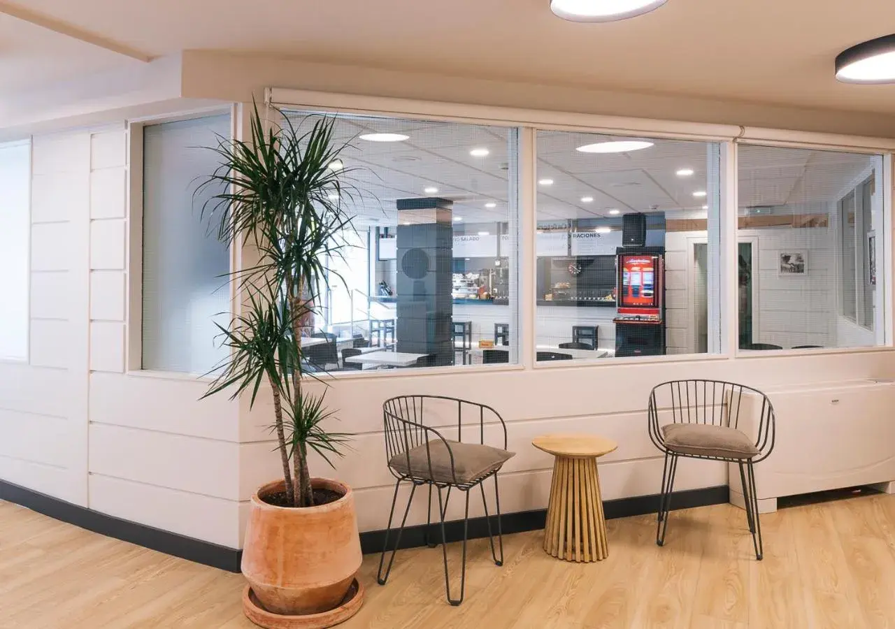 Lobby or reception in Hotel Burlada Lobby or reception in Hotel Burlada