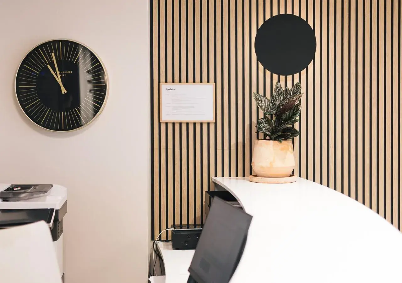 Property building, Bed in Hotel Burlada Property building, Bed in Hotel Burlada