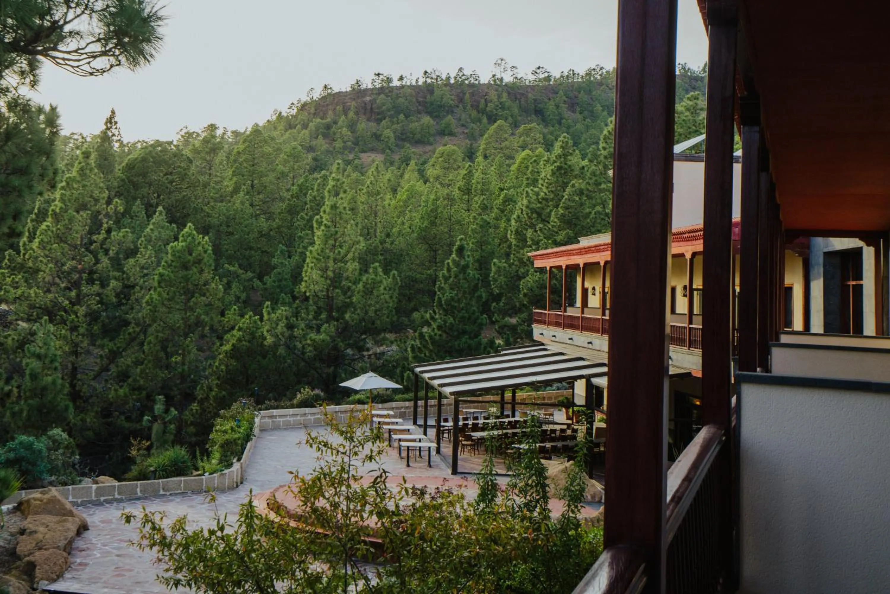 Balcony/Terrace in Hotel Spa Villalba