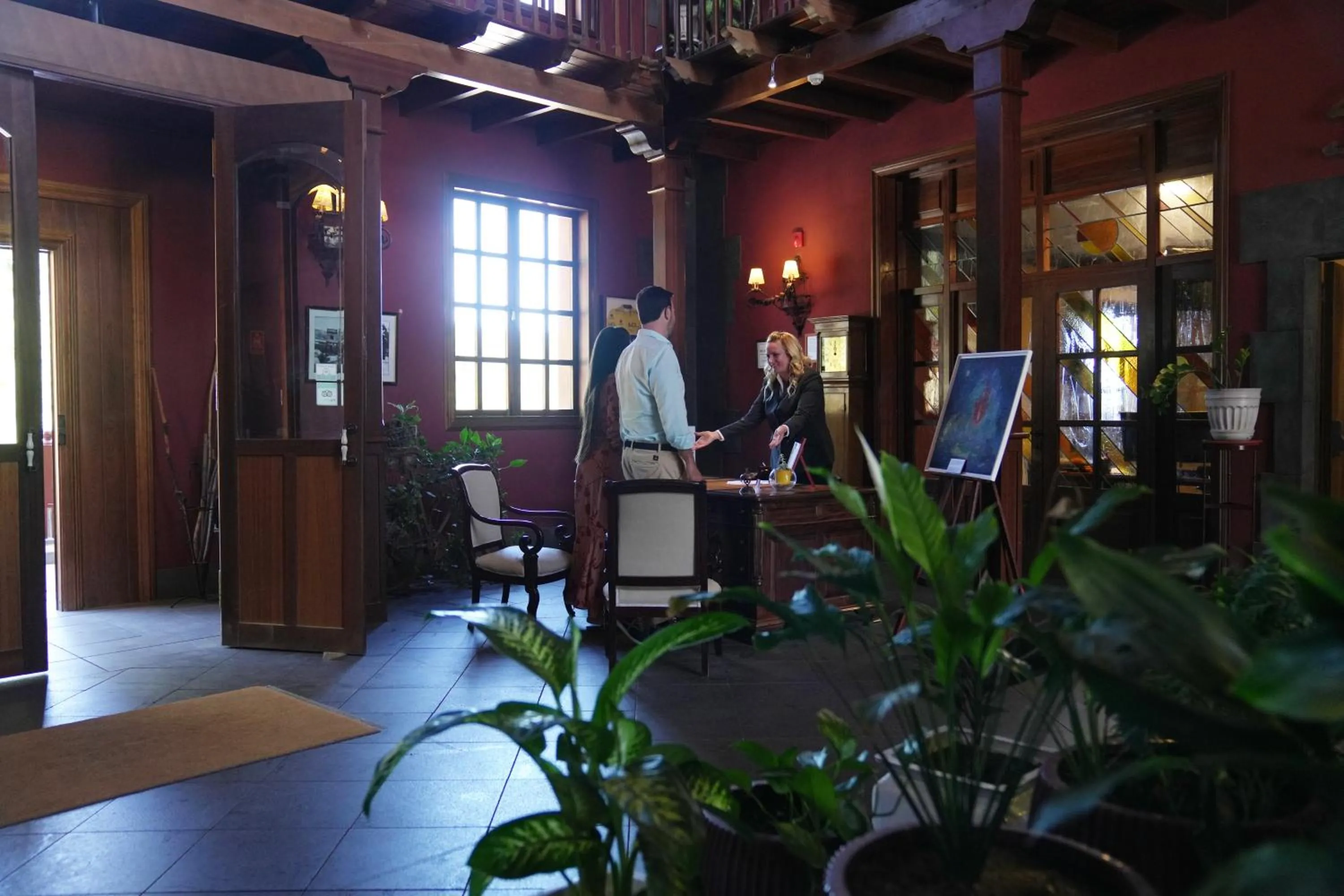 Lobby or reception in Hotel Spa Villalba