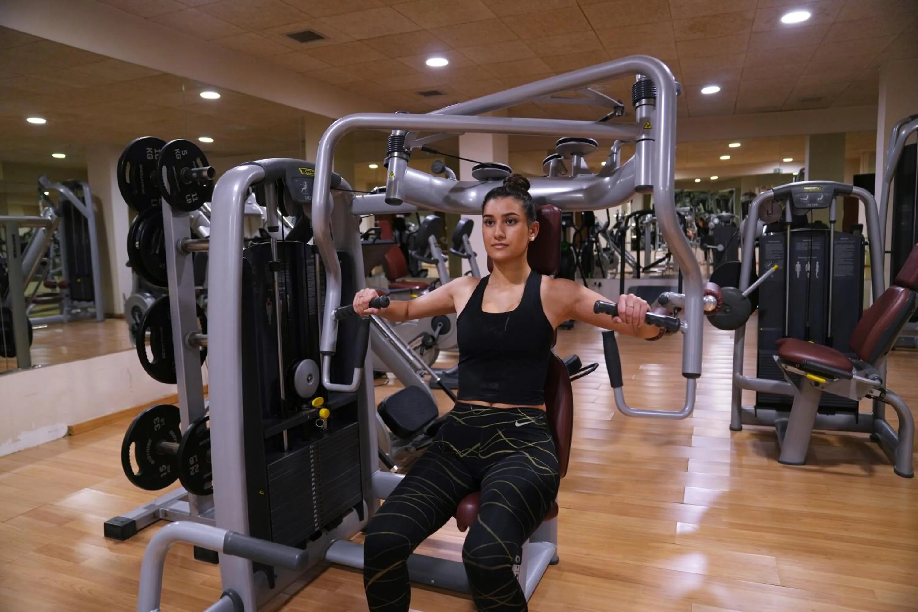 Fitness centre/facilities in Hotel Spa Villalba
