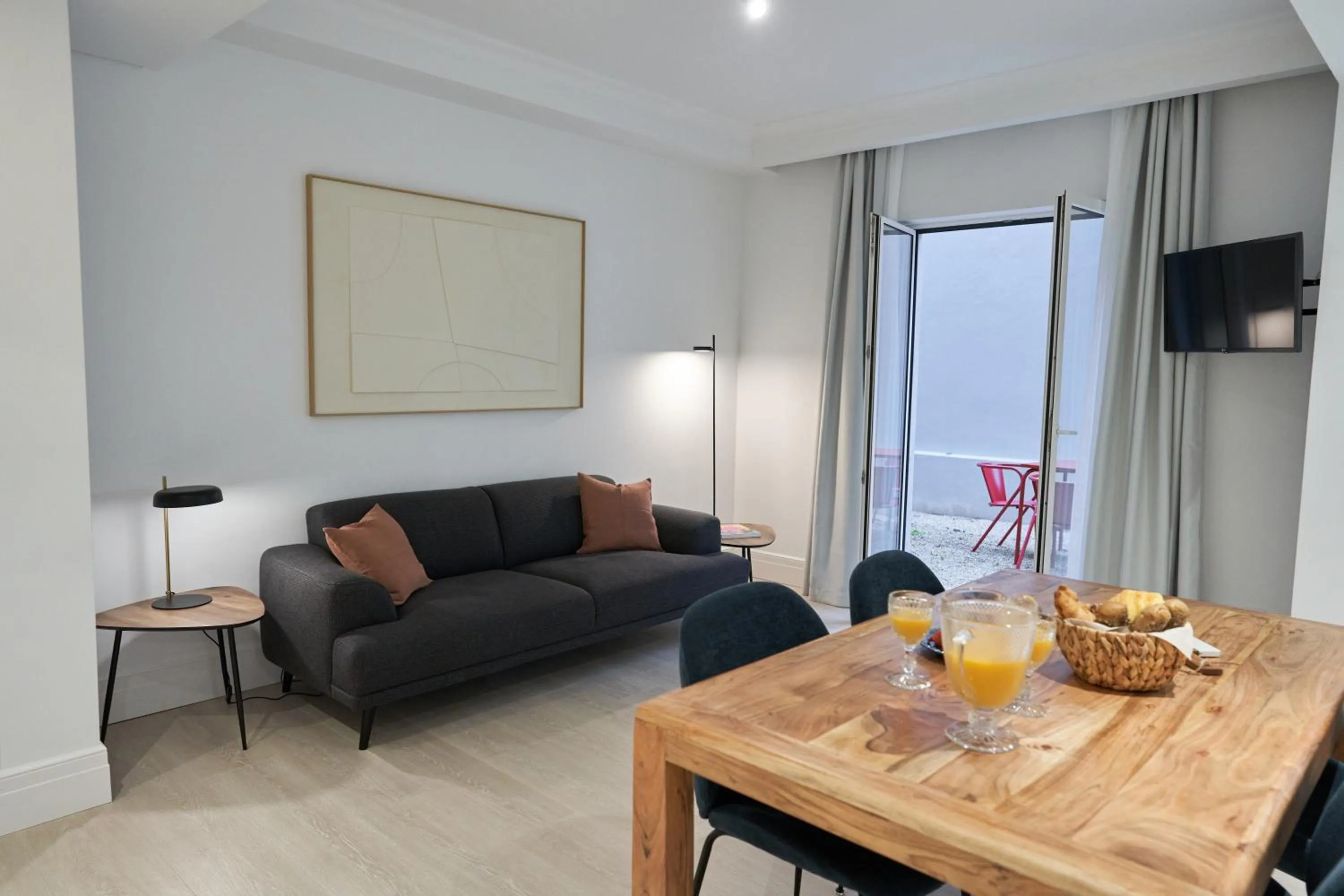 Seating area in Les Deux Mariettes Apartments & Suites