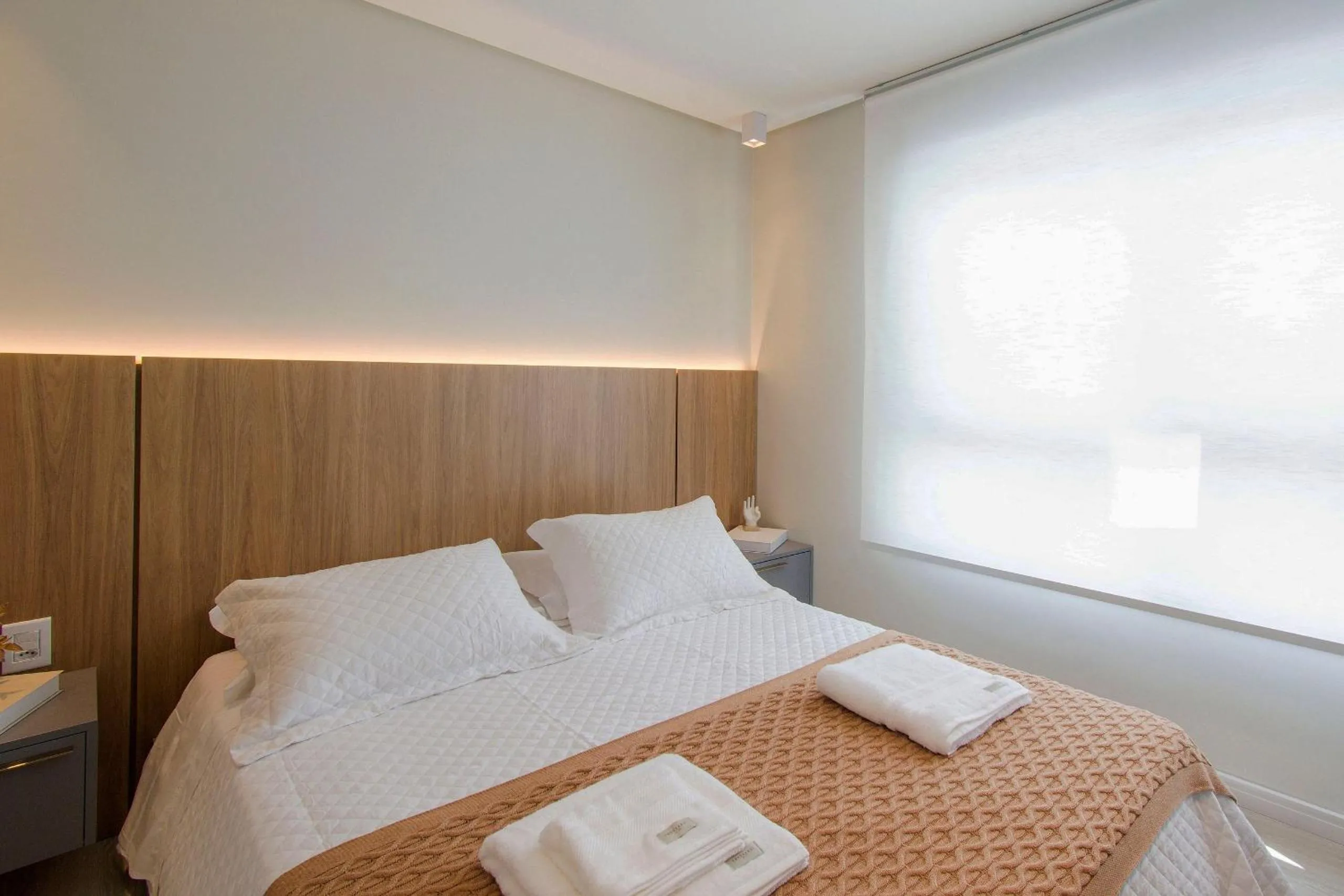 View (from property/room), Bed in Apto Lindo Villa di Tondo house II