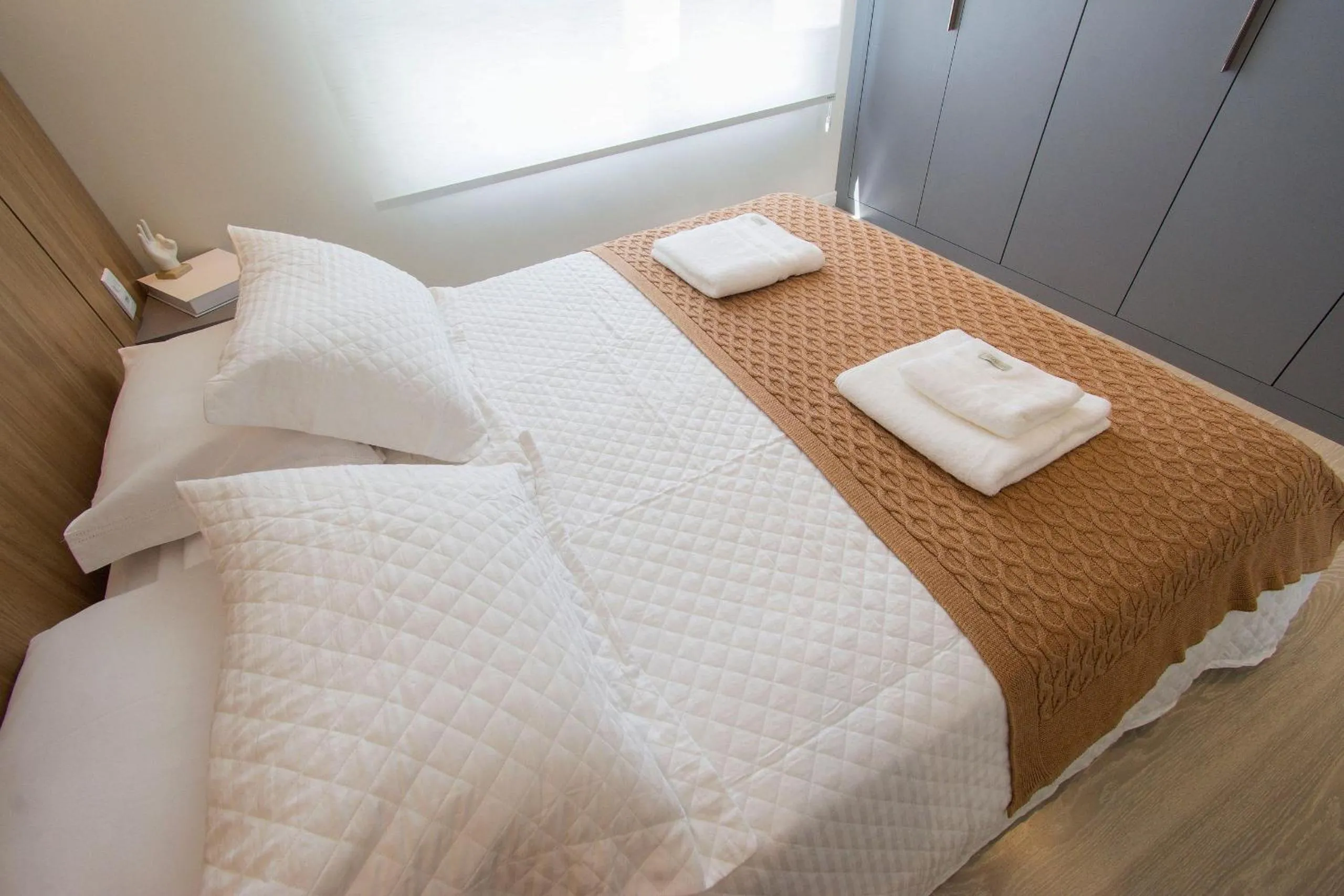 View (from property/room), Bed in Apto Lindo Villa di Tondo house II