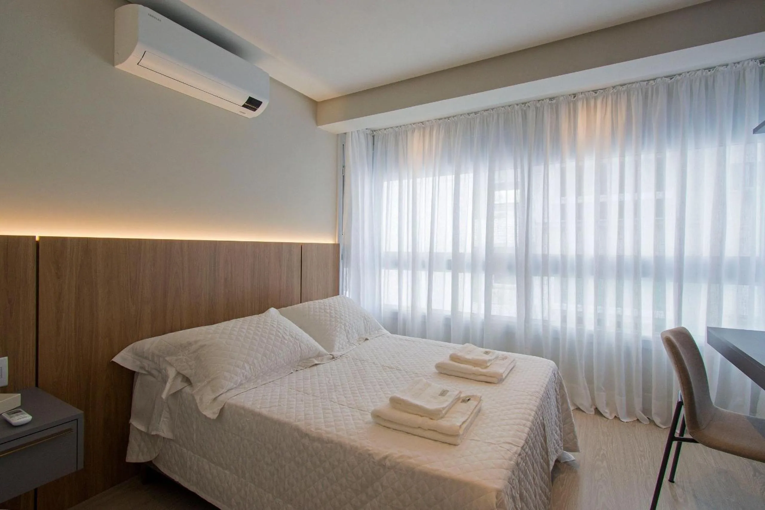 View (from property/room), Bed in Apto Lindo Villa di Tondo house II