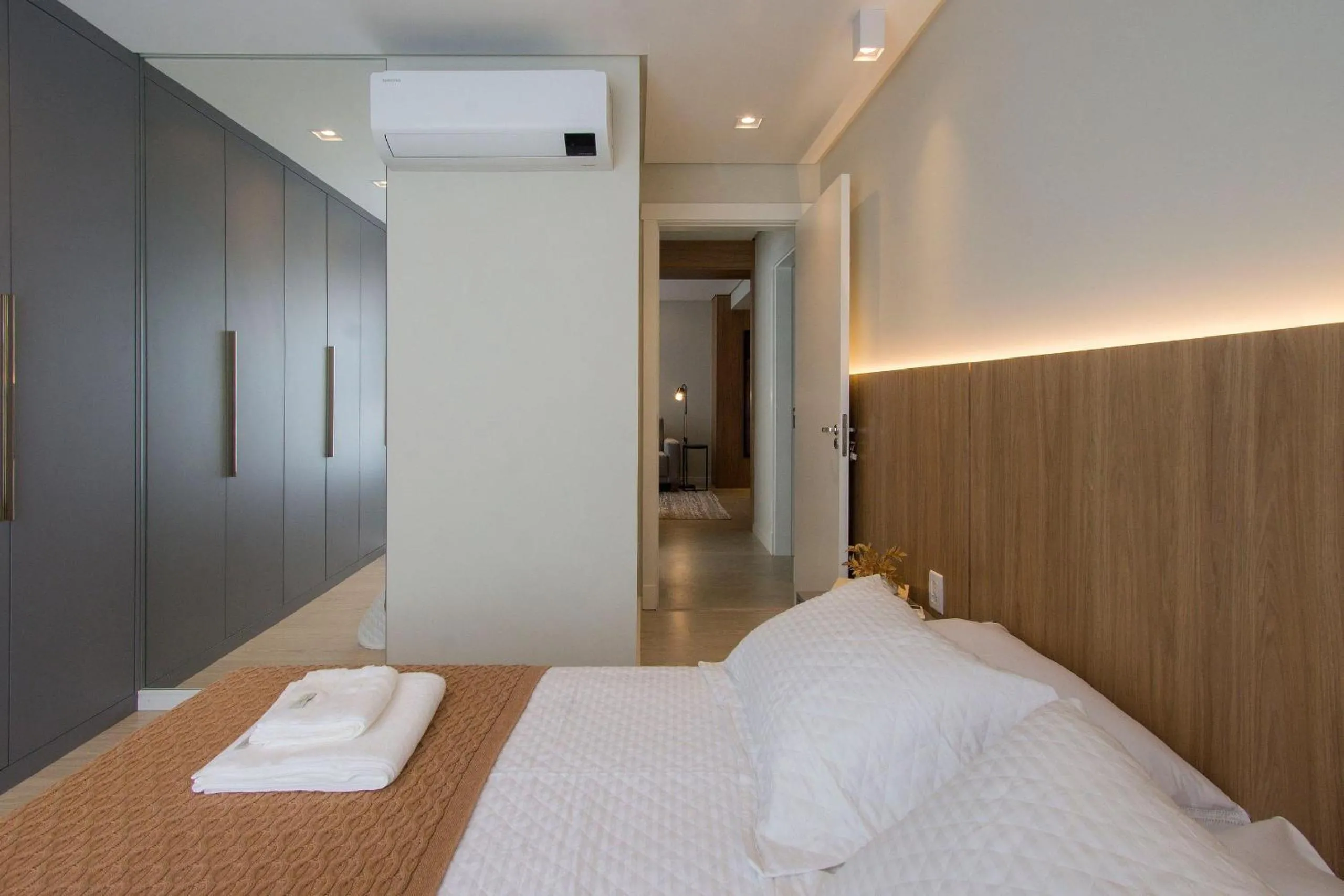 View (from property/room), Bed in Apto Lindo Villa di Tondo house II