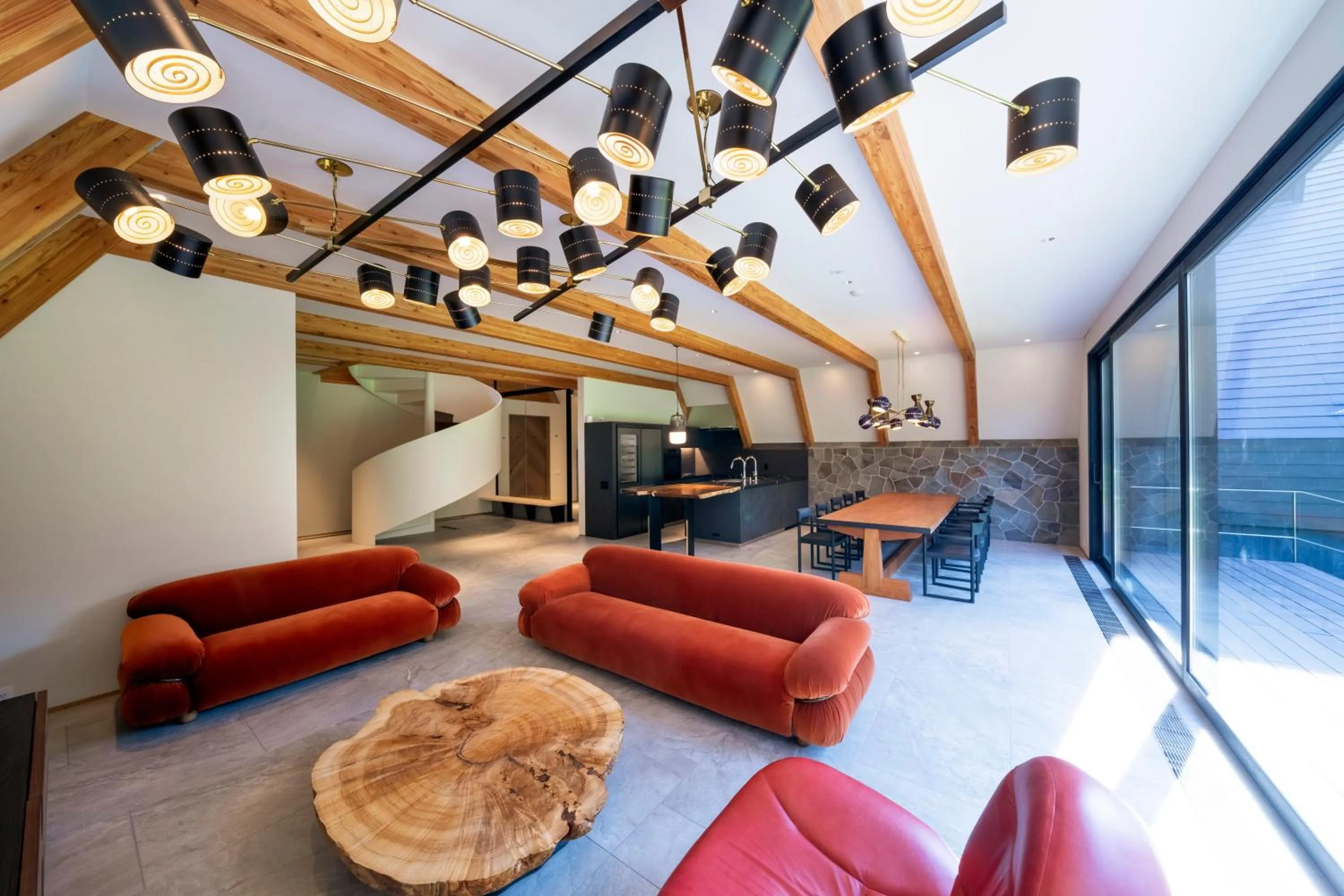 Living room in KanollyResorts Hakuba