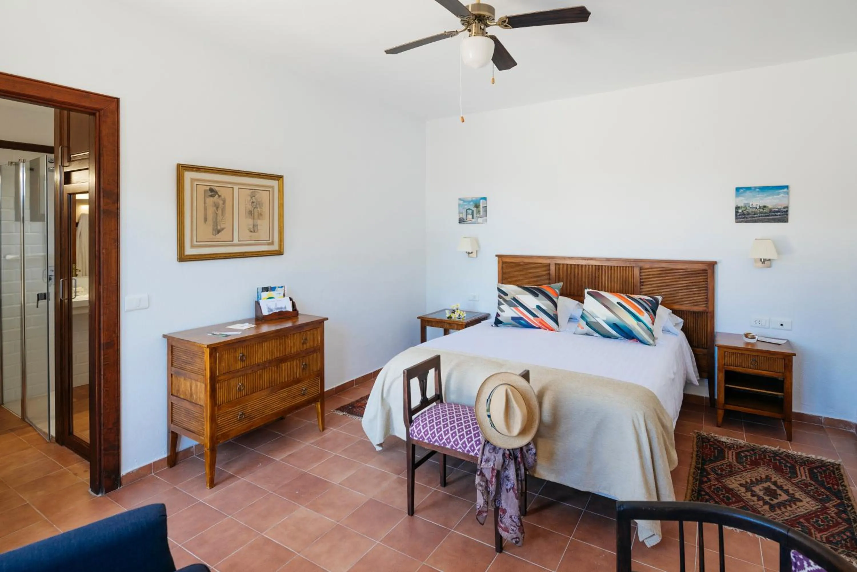 Bed in Hotel EL GRIFO