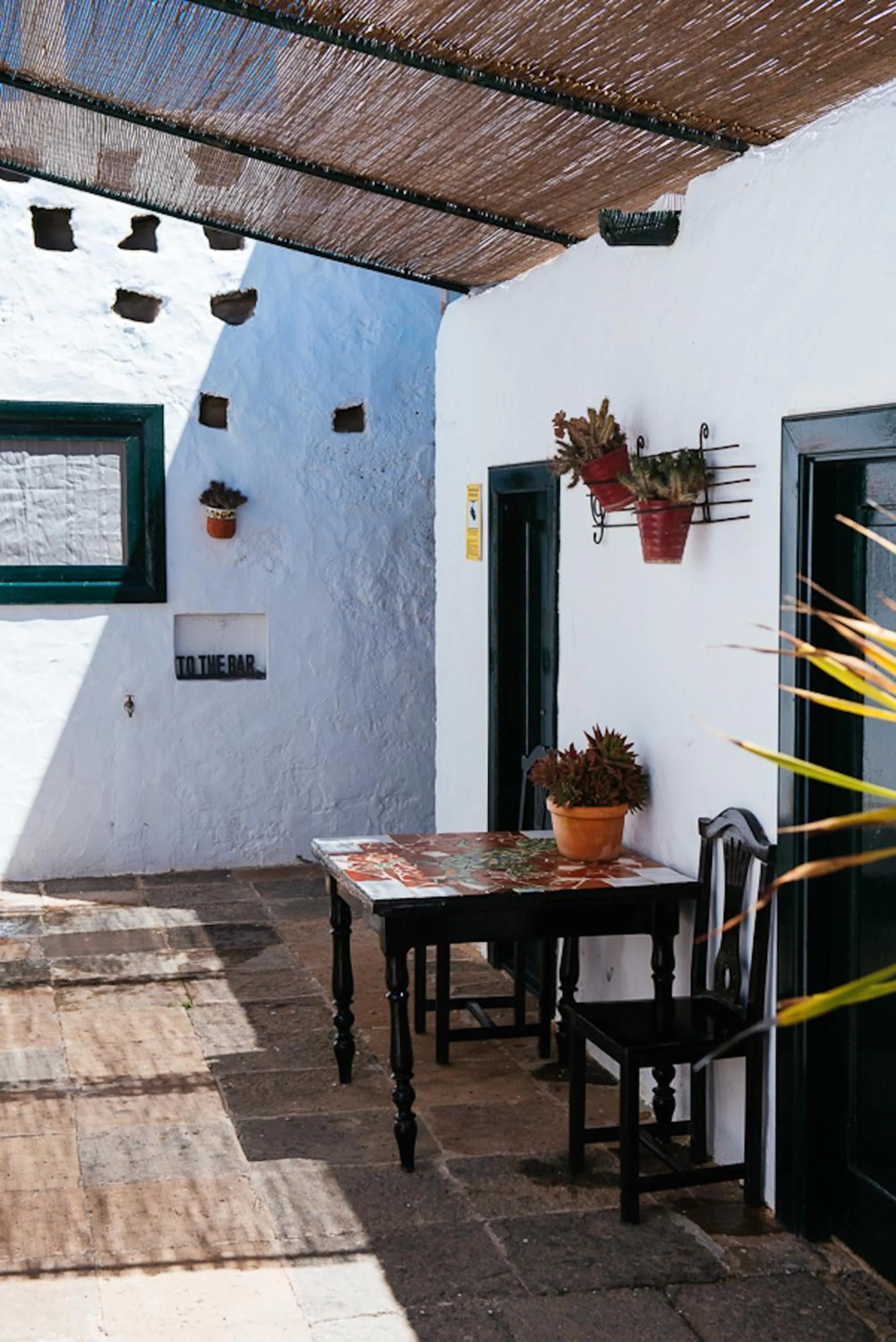 Patio in Hotel EL GRIFO