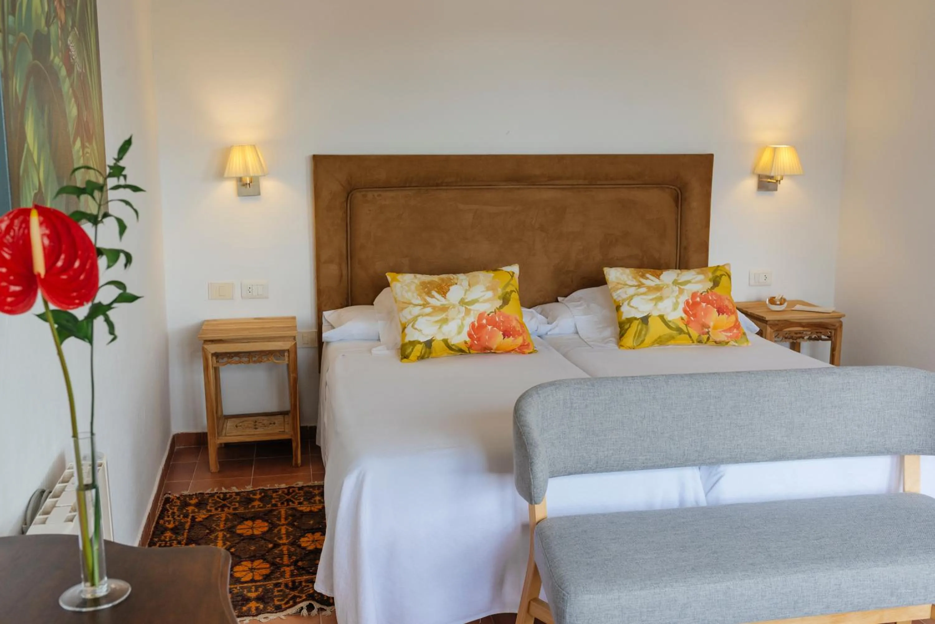 Bed in Hotel EL GRIFO