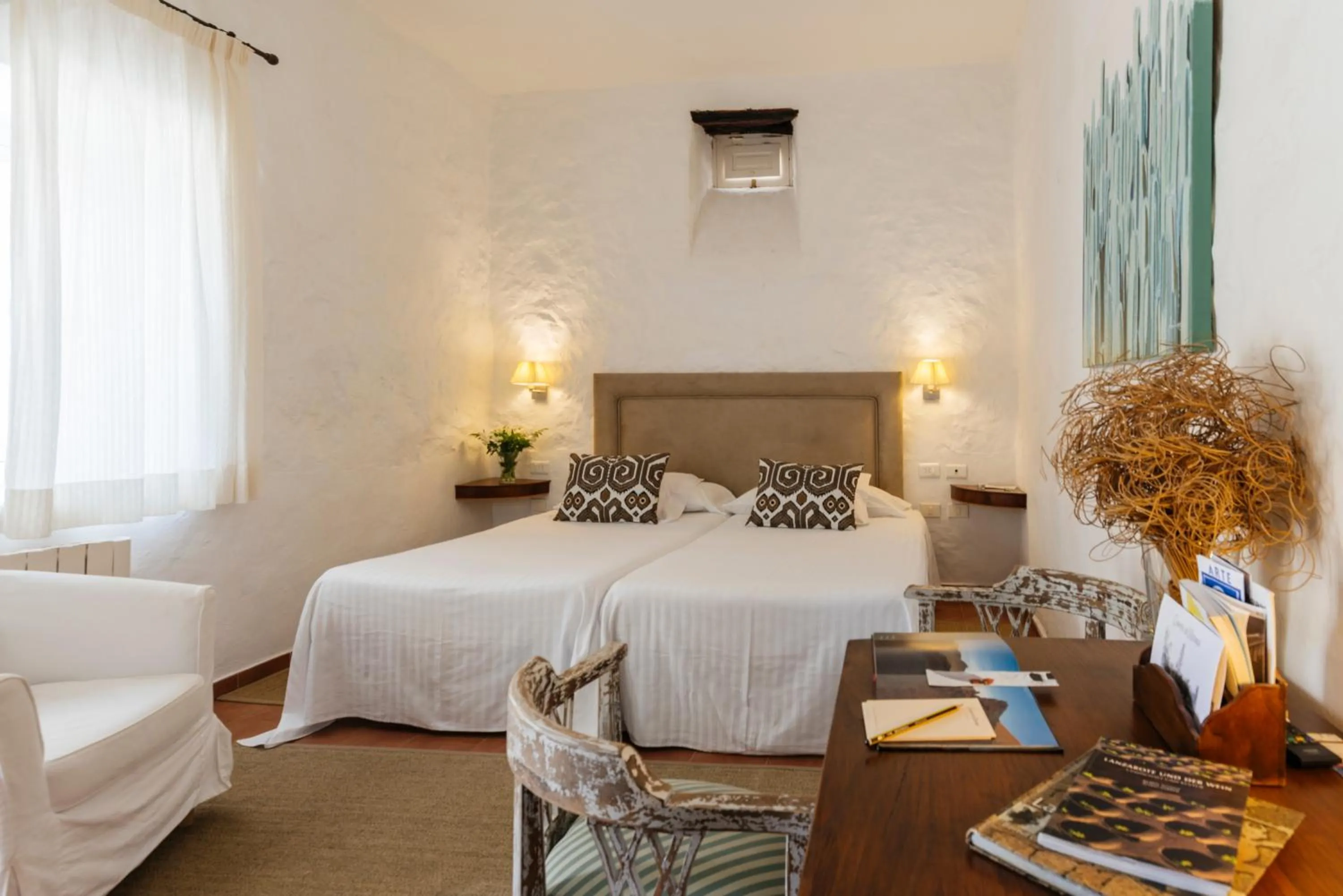 Bed in Hotel EL GRIFO