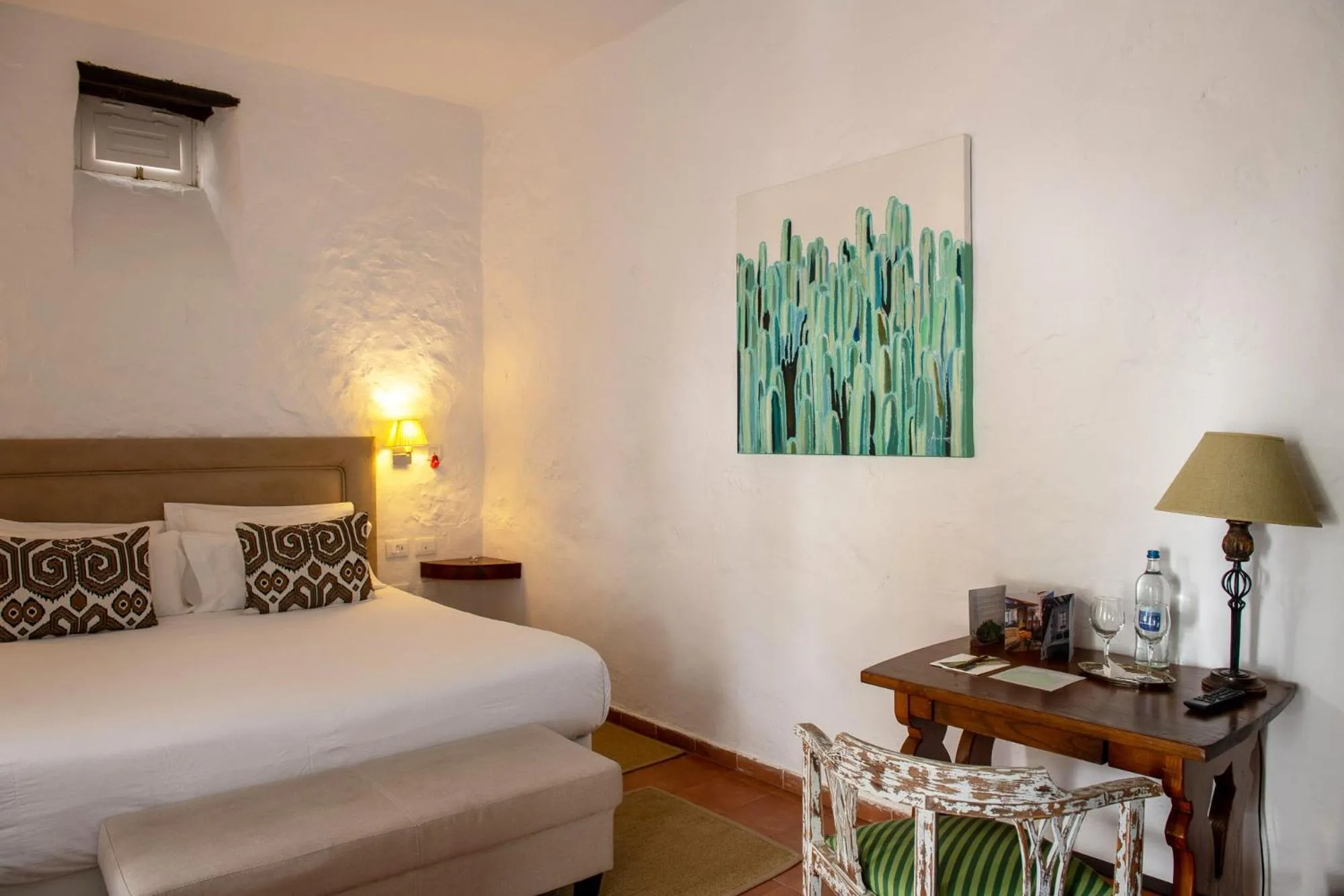 Bed in Hotel EL GRIFO
