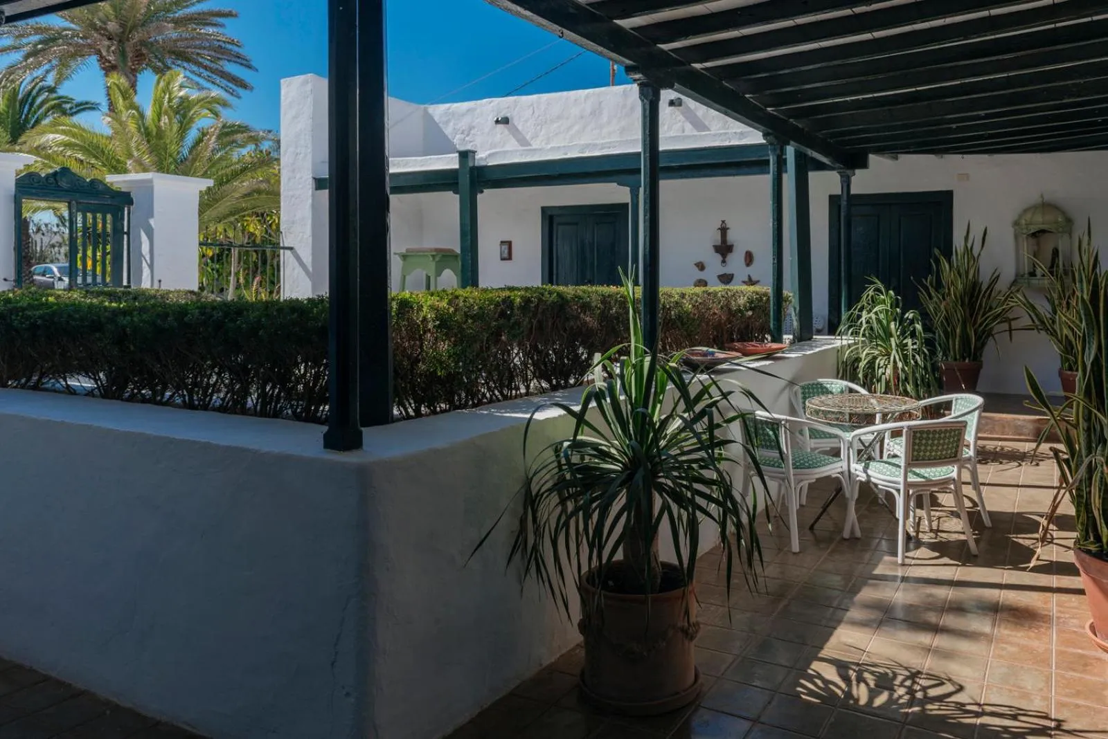 Patio in Hotel EL GRIFO